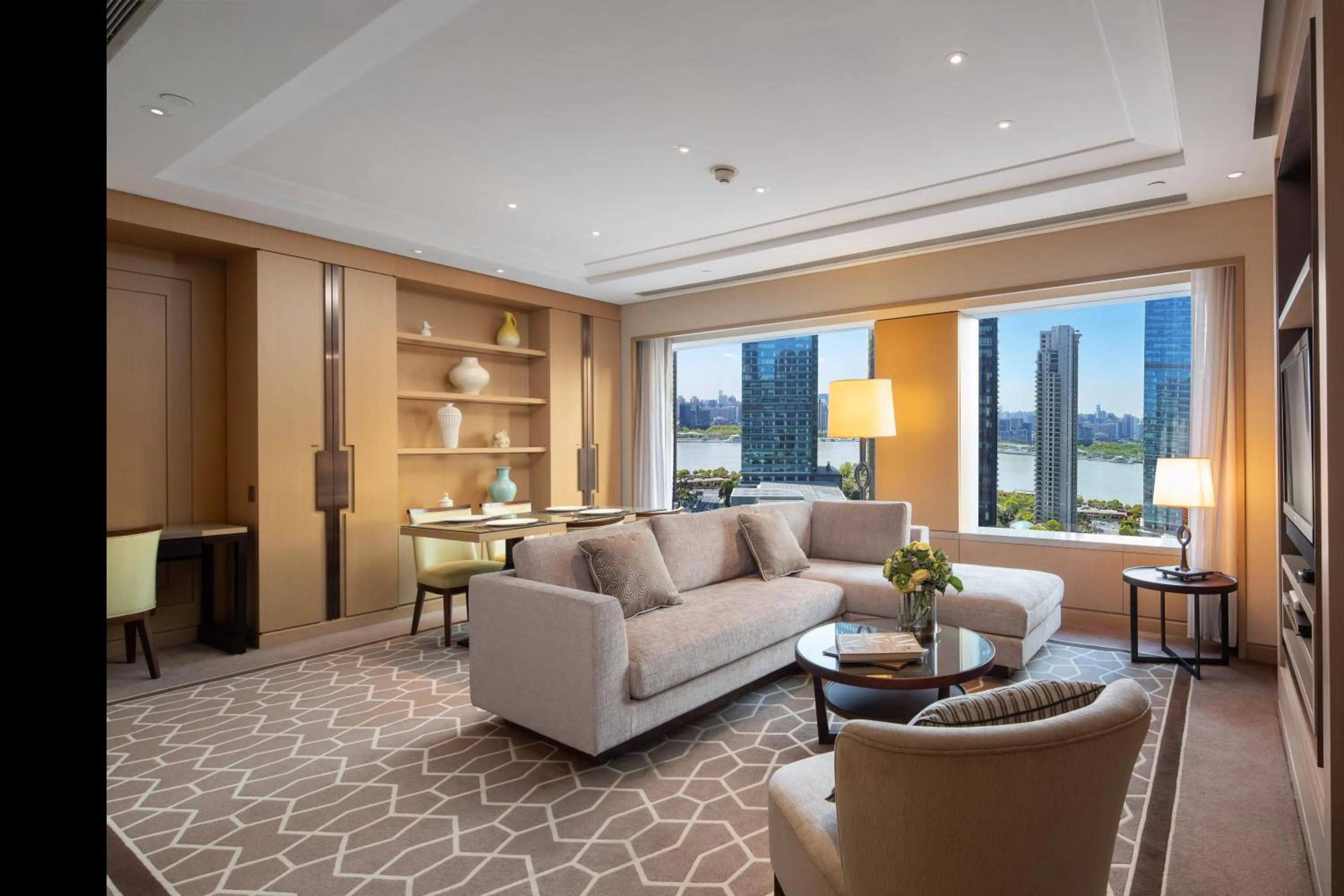 Living room in IFC Residence