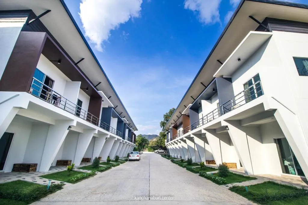Quiet street view in Makan Resort