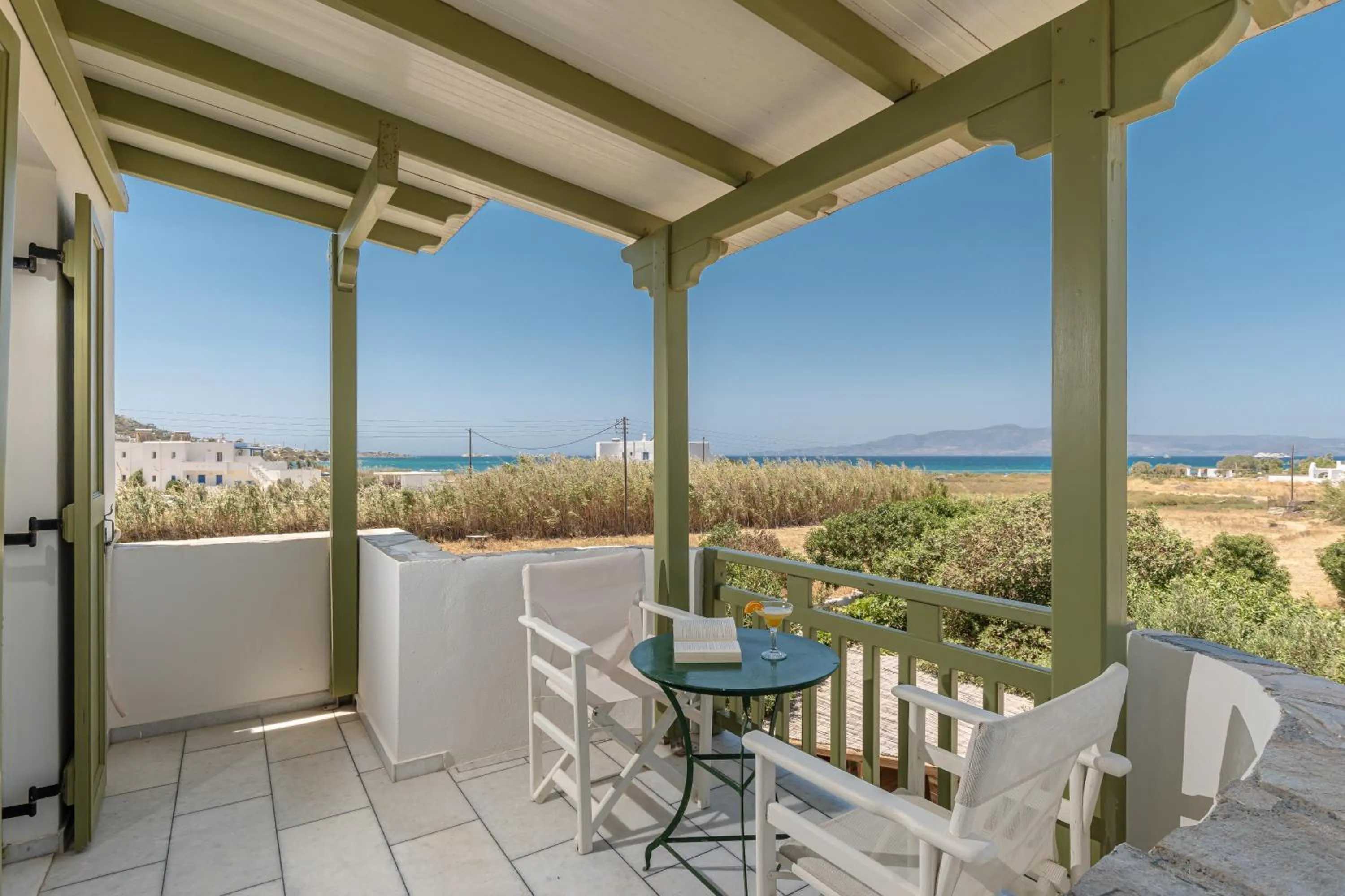 Sea view in Studios Vrettos Beachfront Hotel