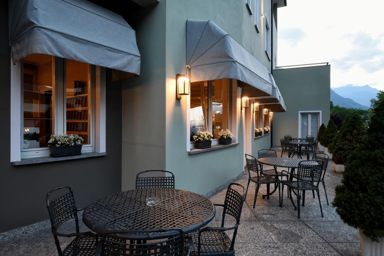 Balcony/Terrace in Hotel Internazionale