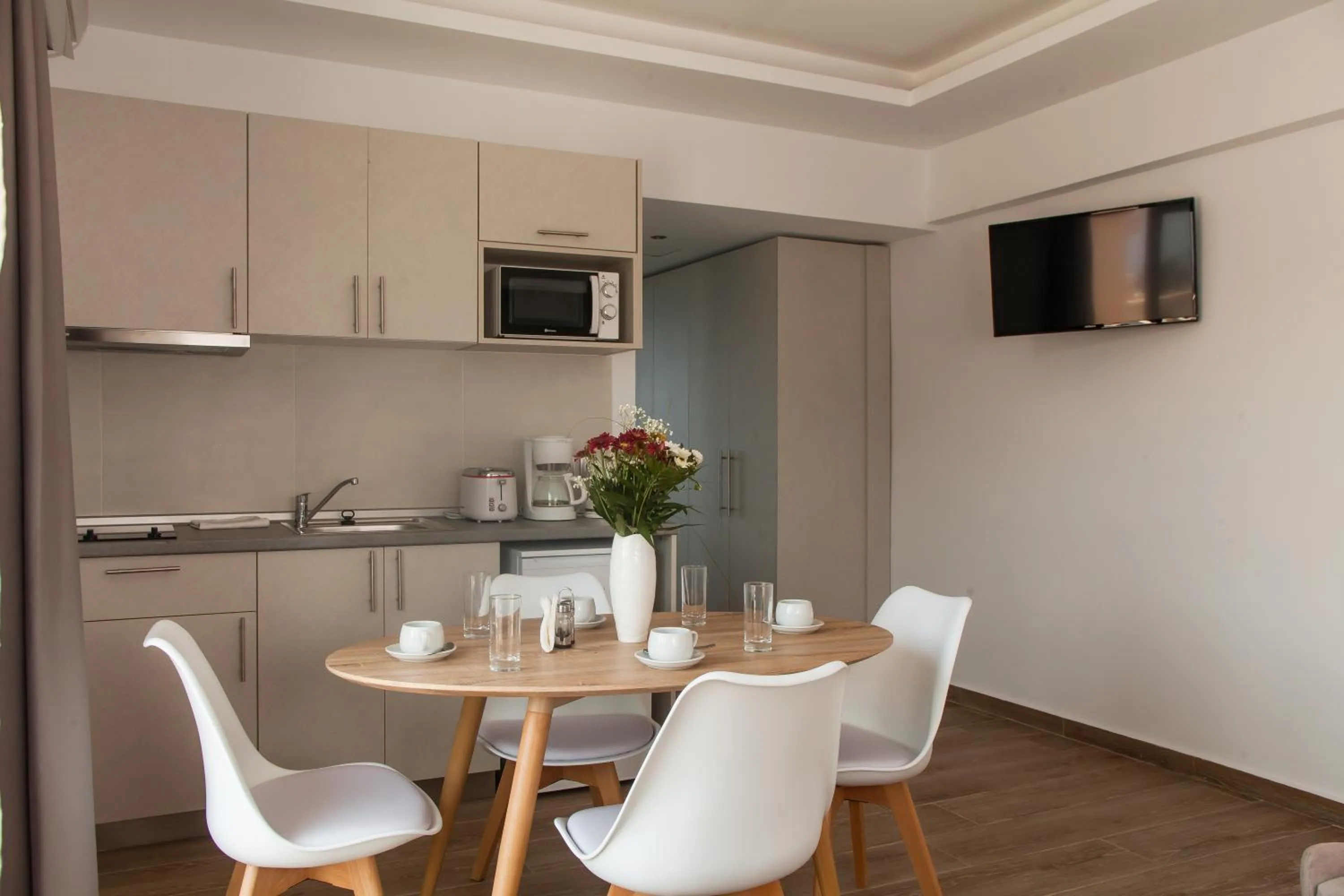 Coffee/tea facilities in Sunrise Luxury Apartments Rhodes