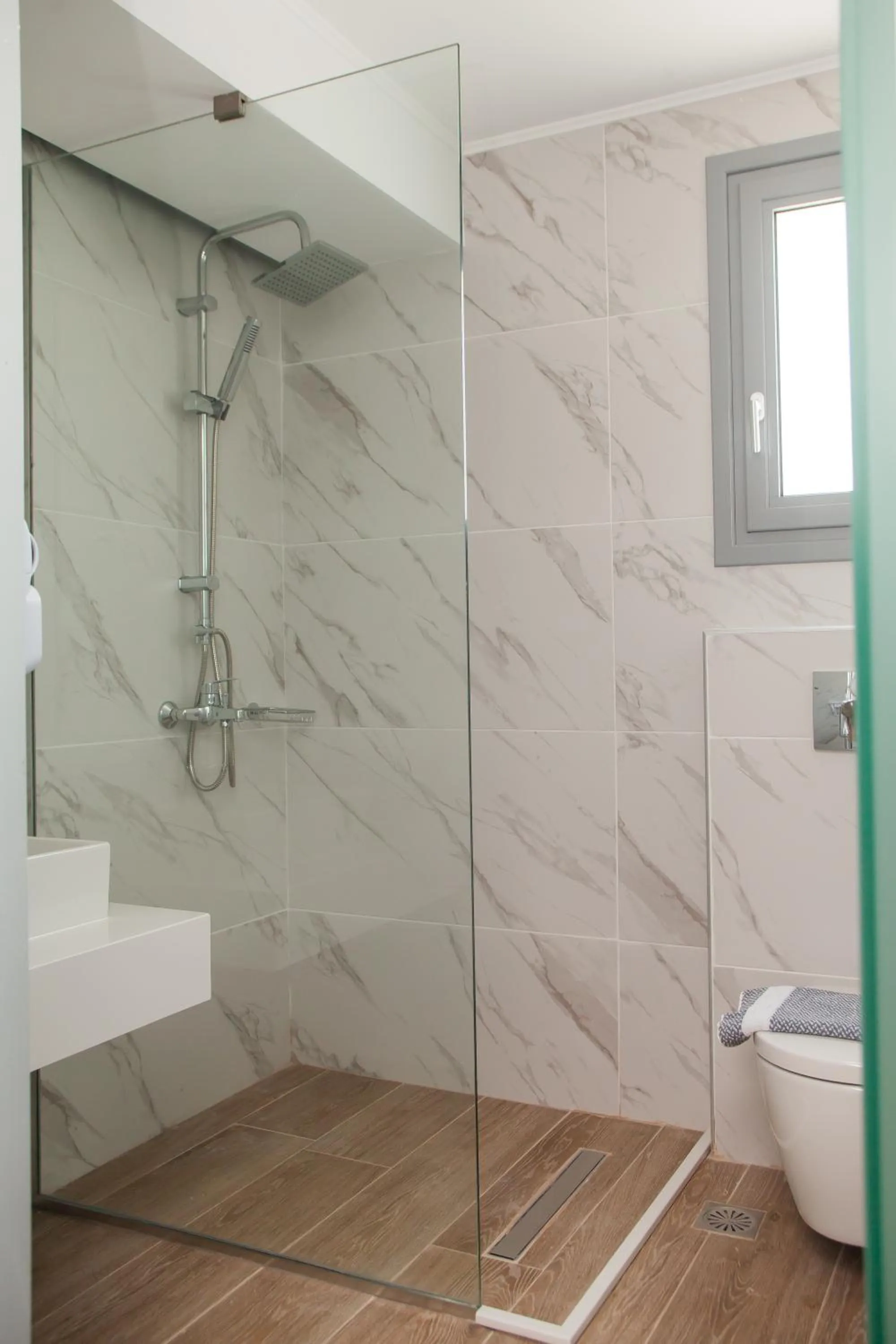 Shower in Sunrise Luxury Apartments Rhodes