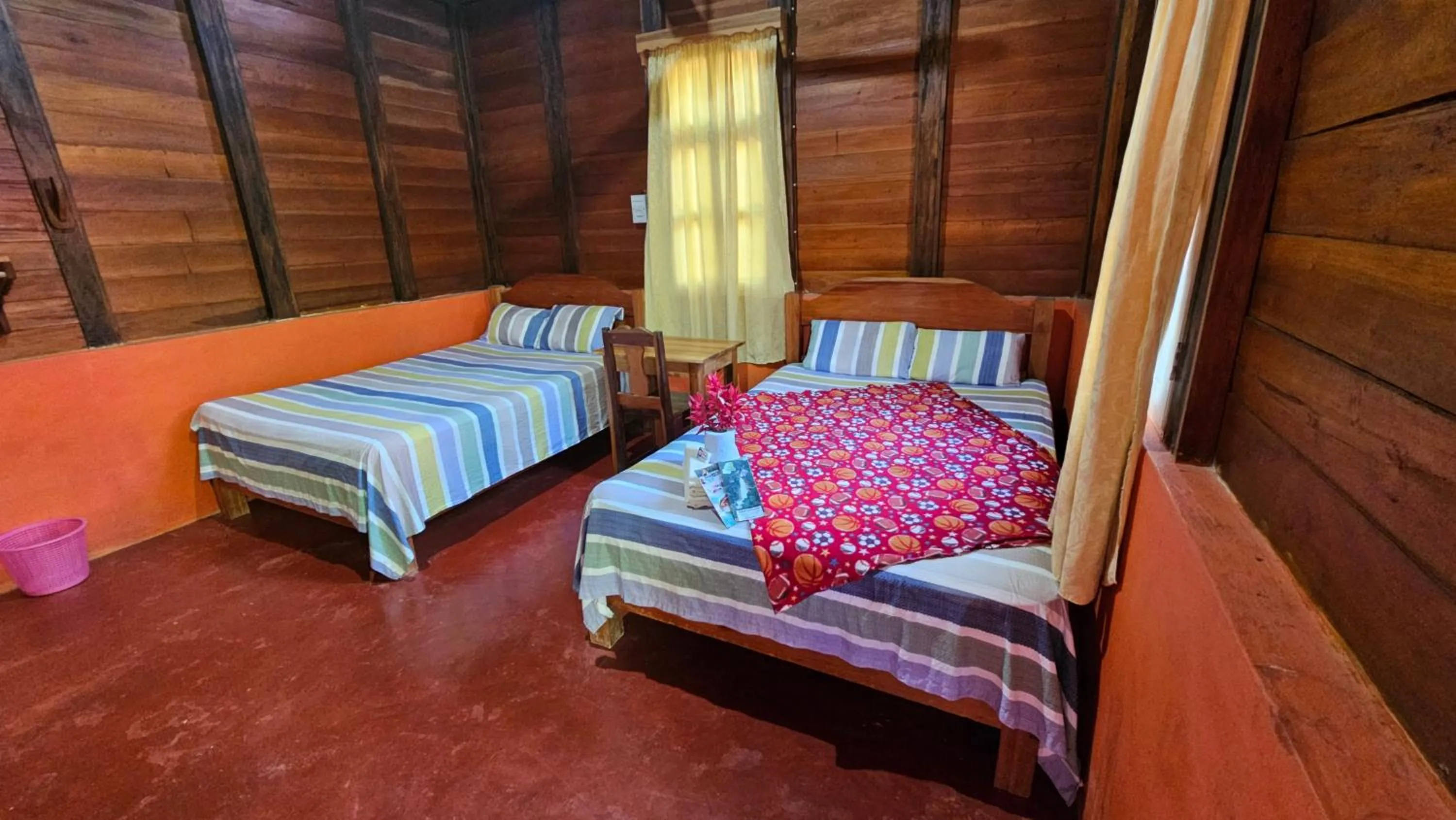 Bed in Cabañas Yax-ha