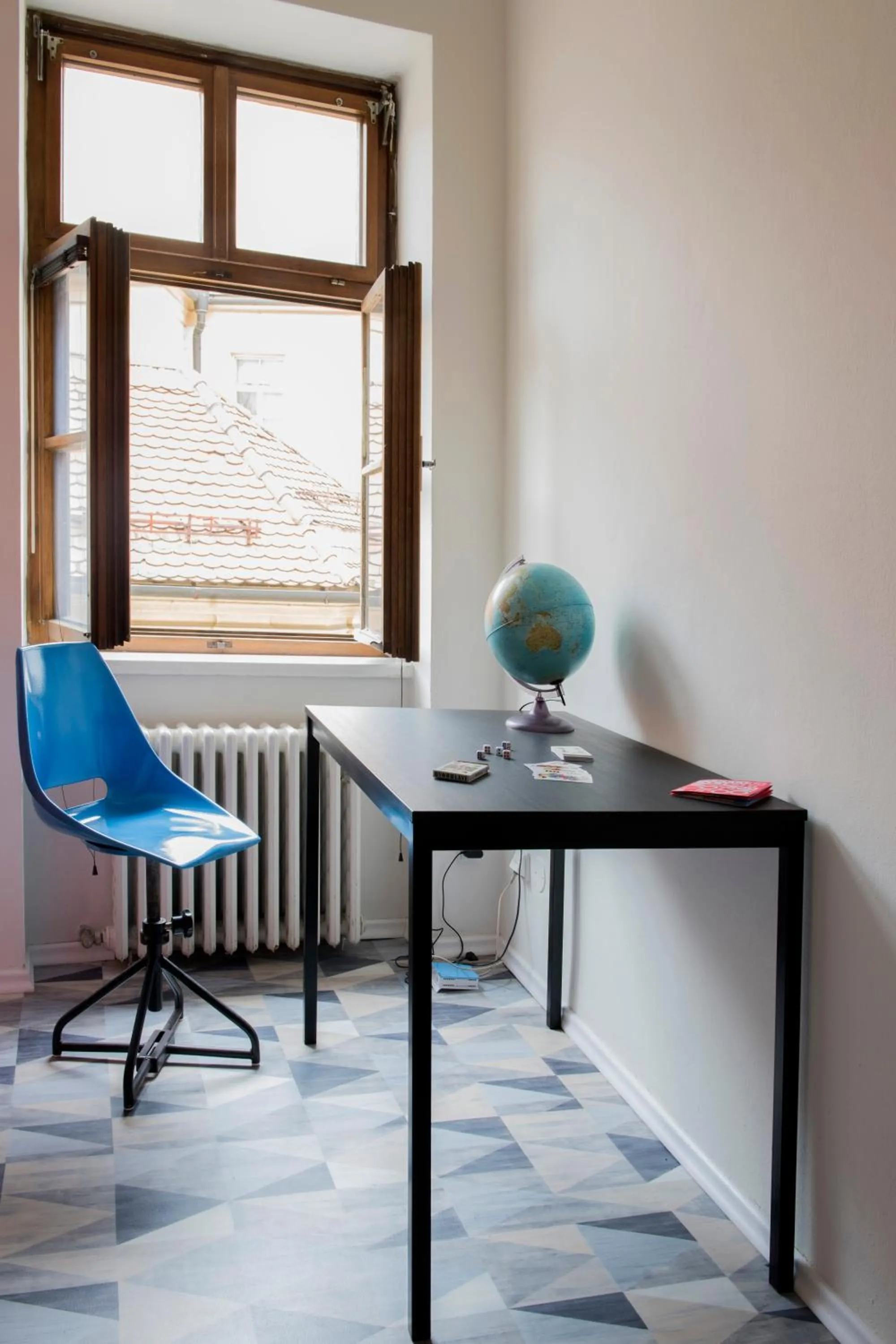 Seating area in Hostel Eleven