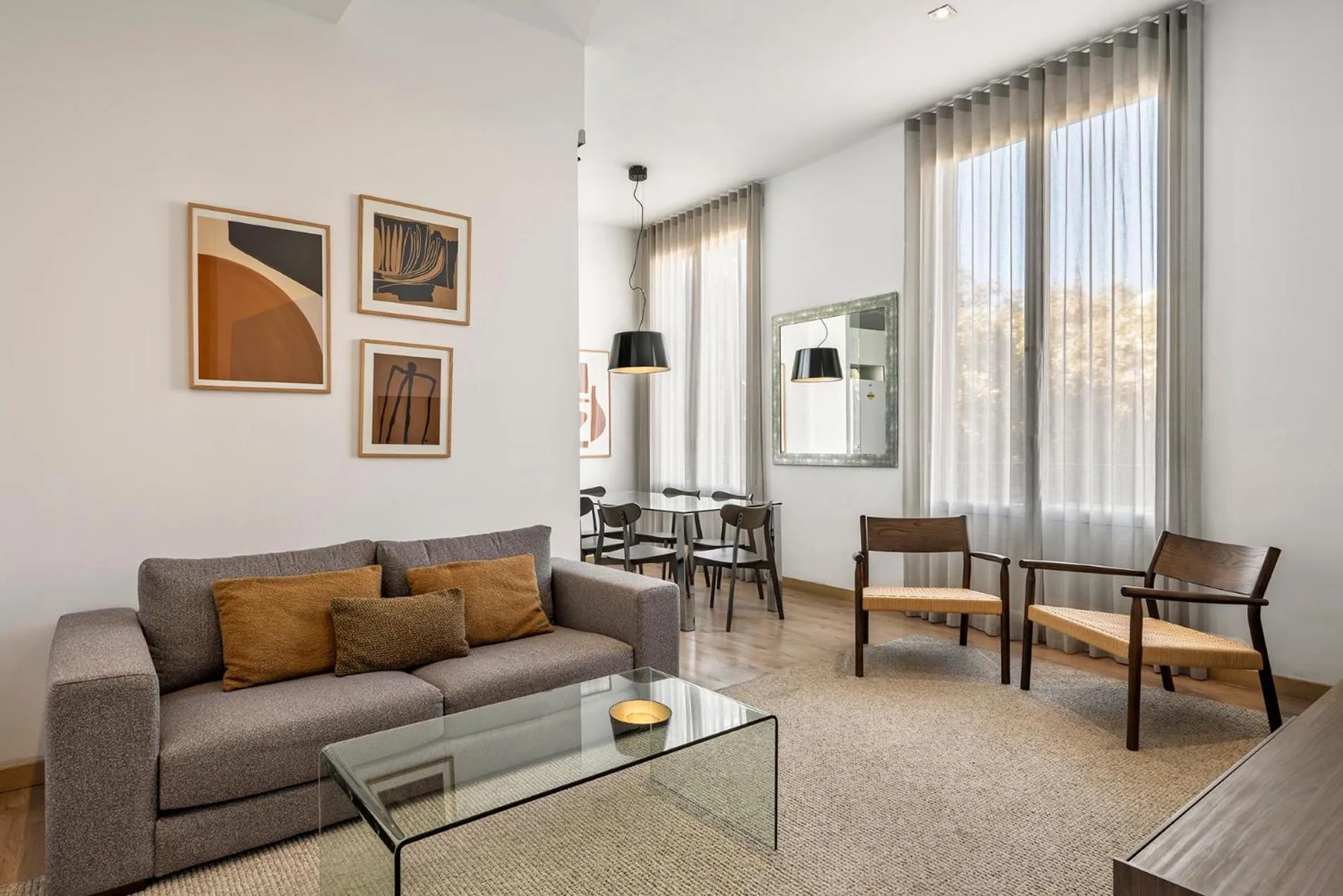 TV and multimedia in The Corner Apartments by Aspasios