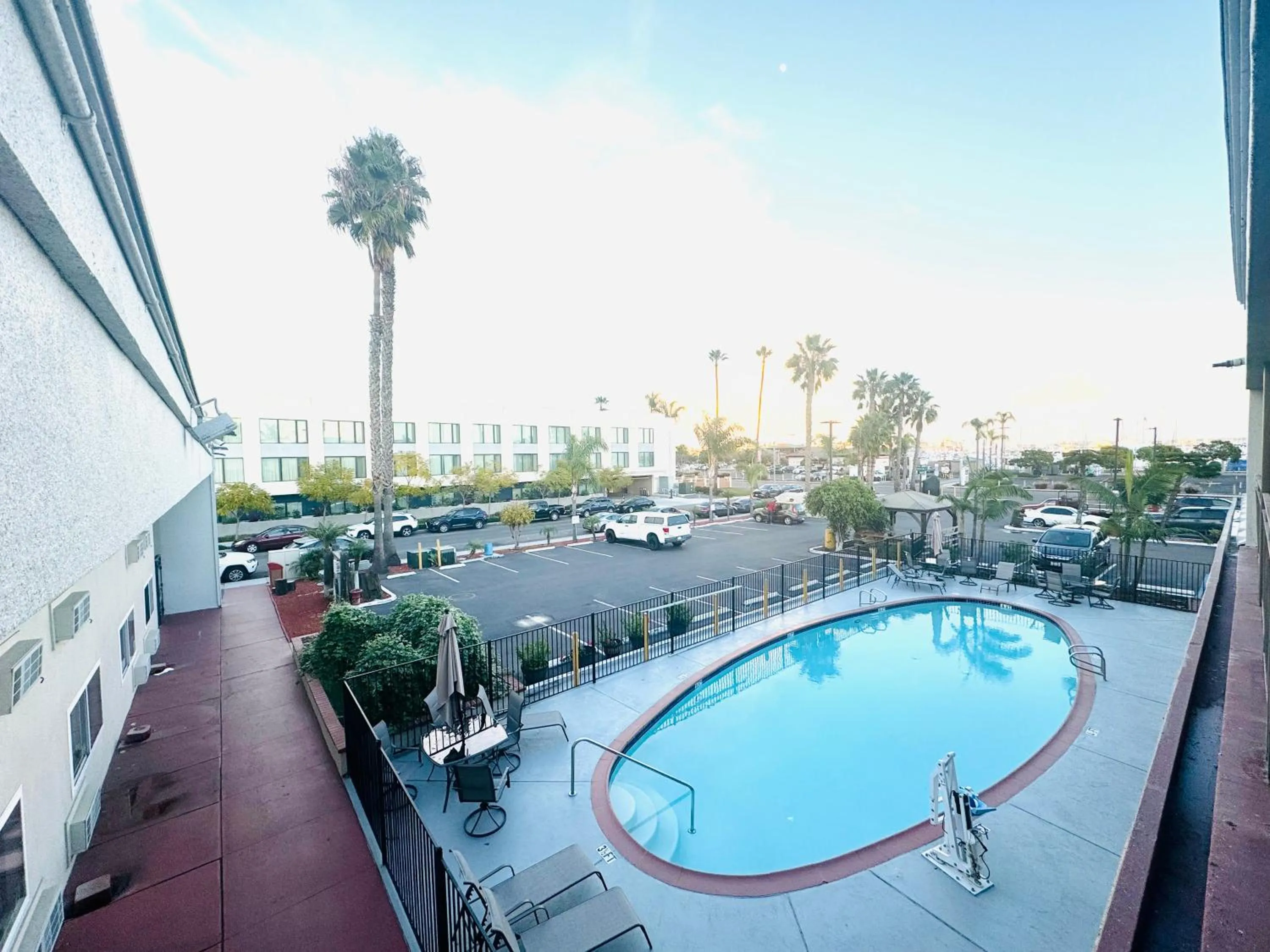 Pool view in Ramada by Wyndham San Diego Airport