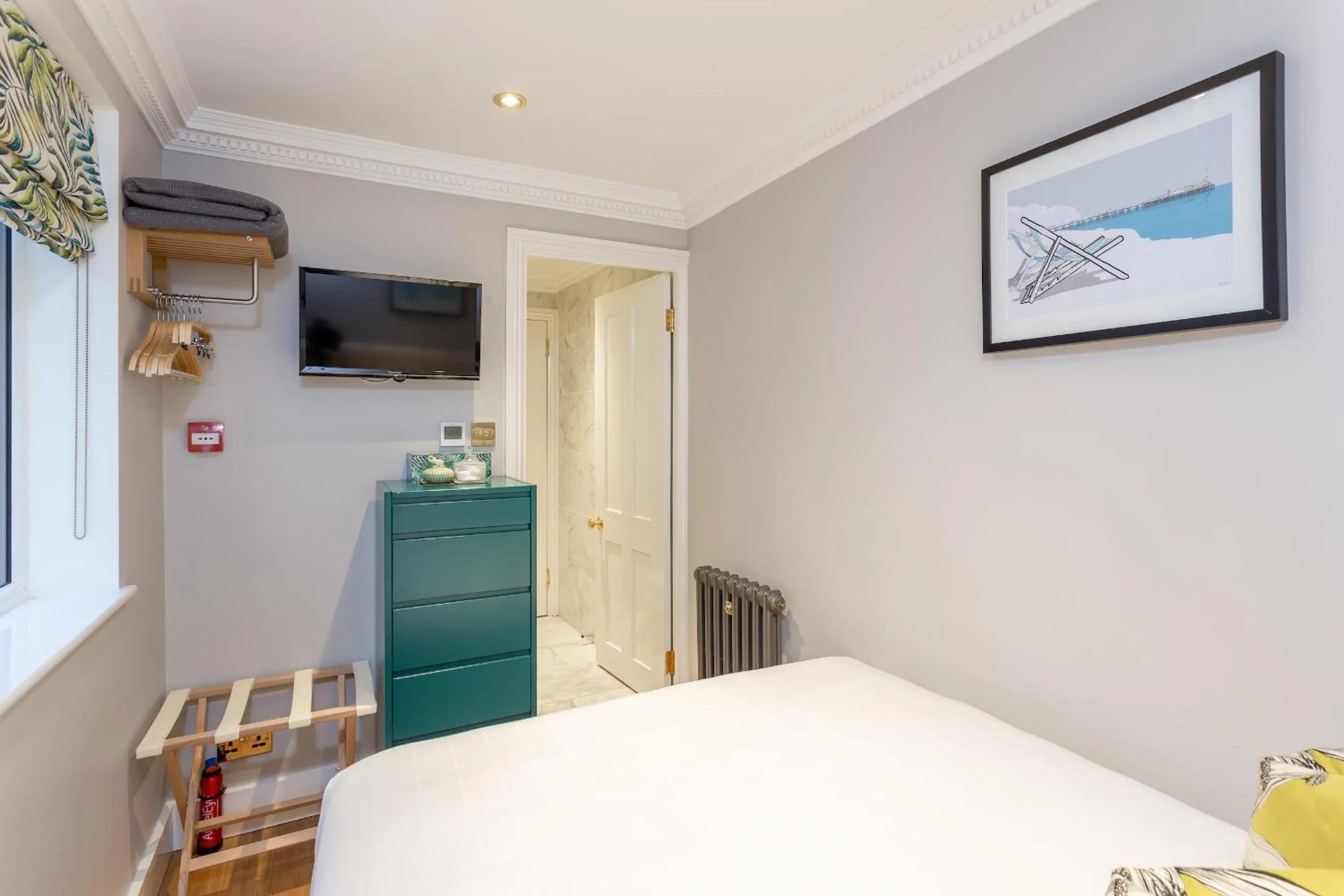 Bedroom, Bed in Beaches Brighton - Luxury Seafront Accommodation