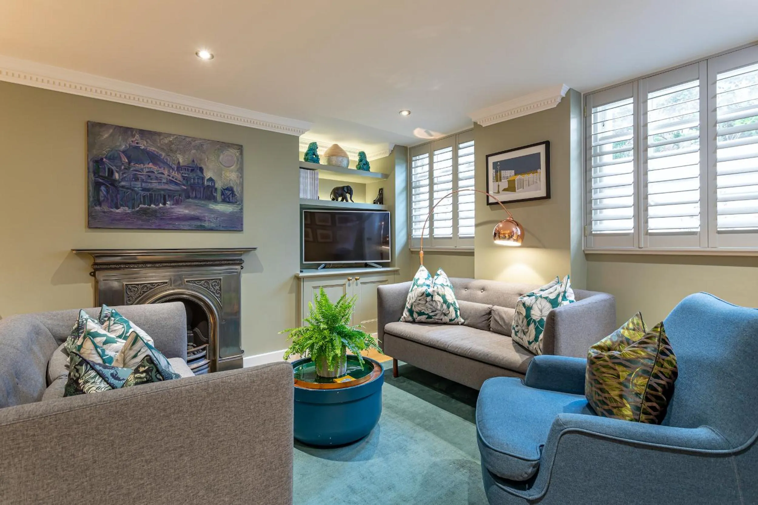 Living room, Seating Area in Beaches Brighton 1