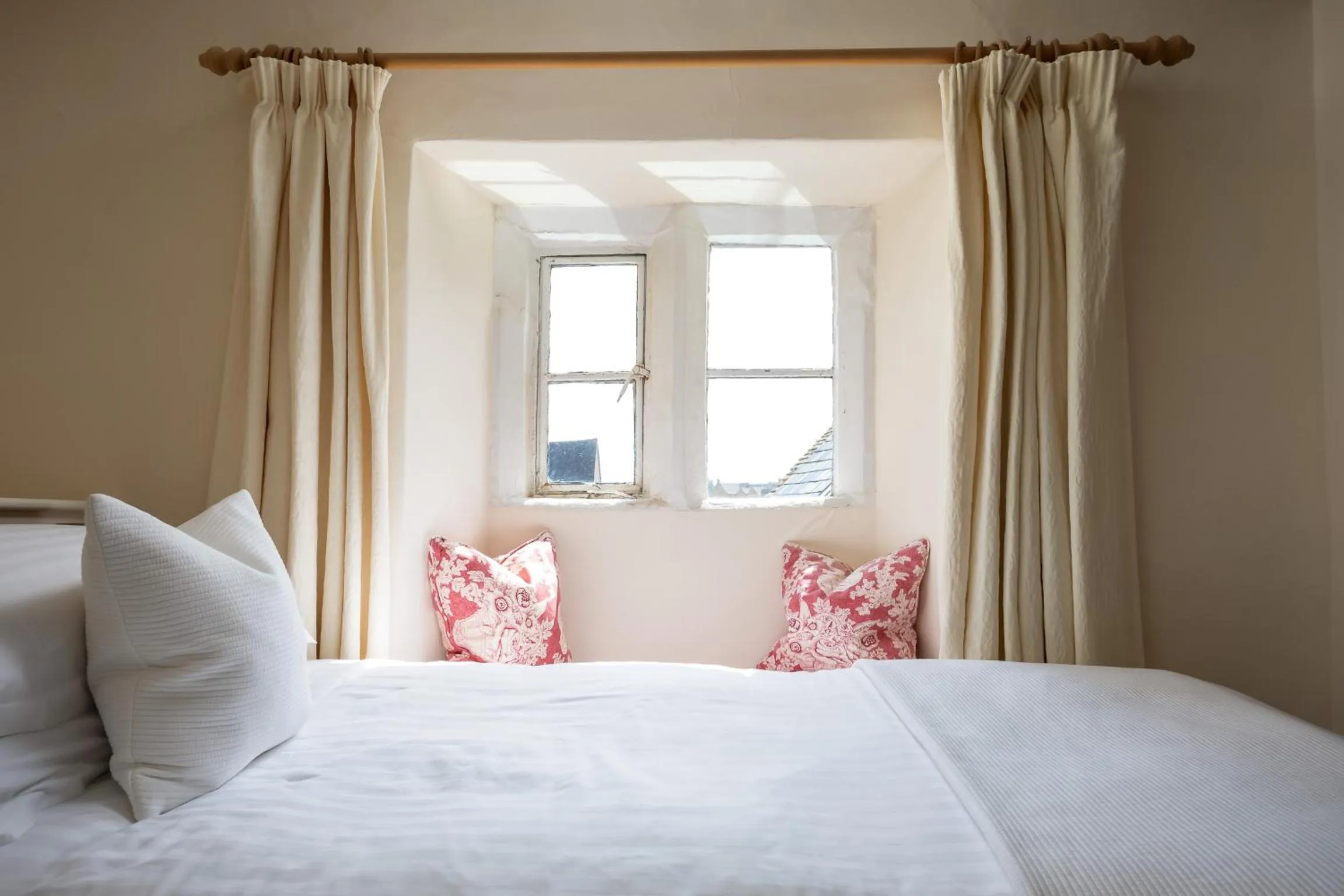 Bed in Bantam Tea Rooms