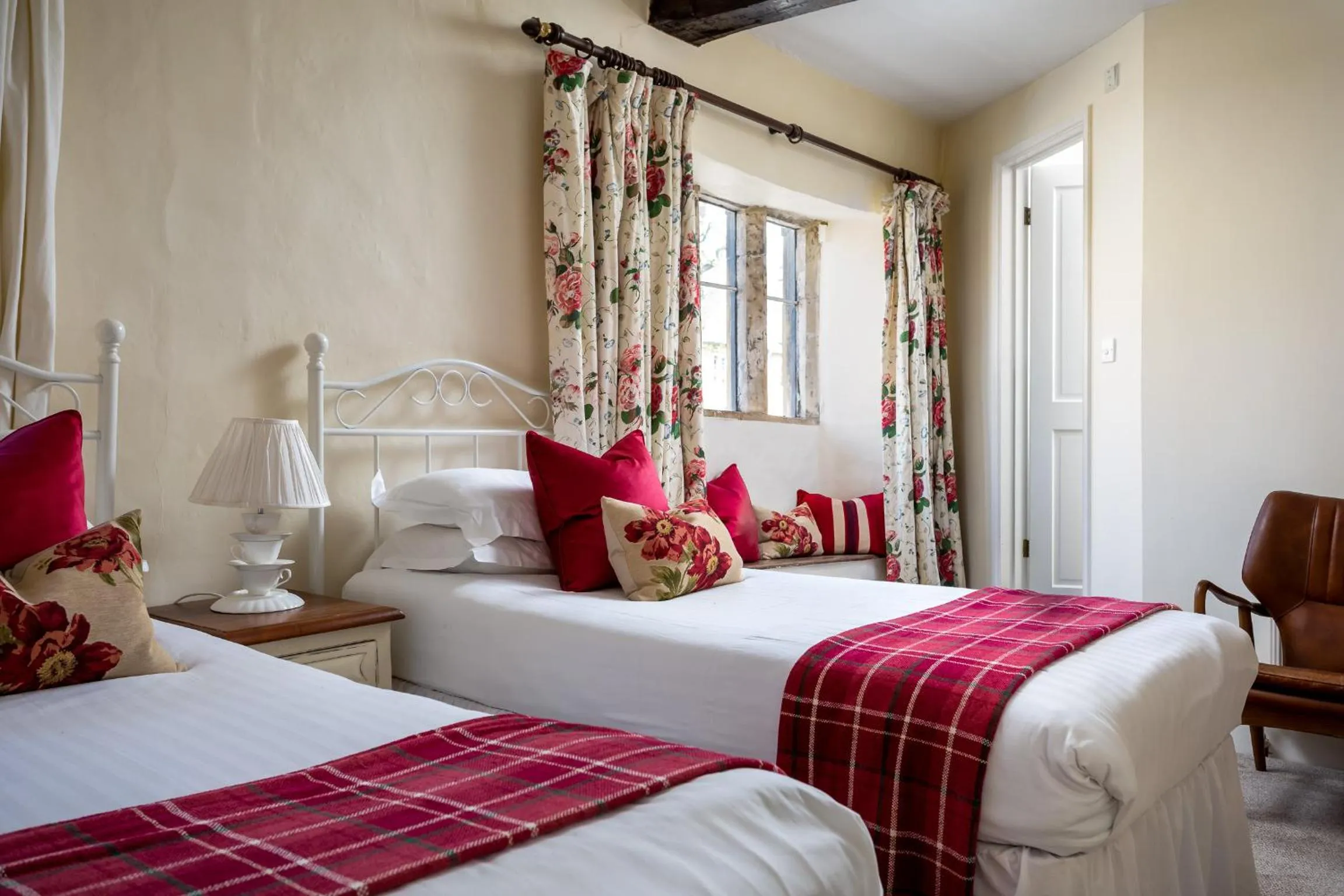 Bed in Bantam Tea Rooms