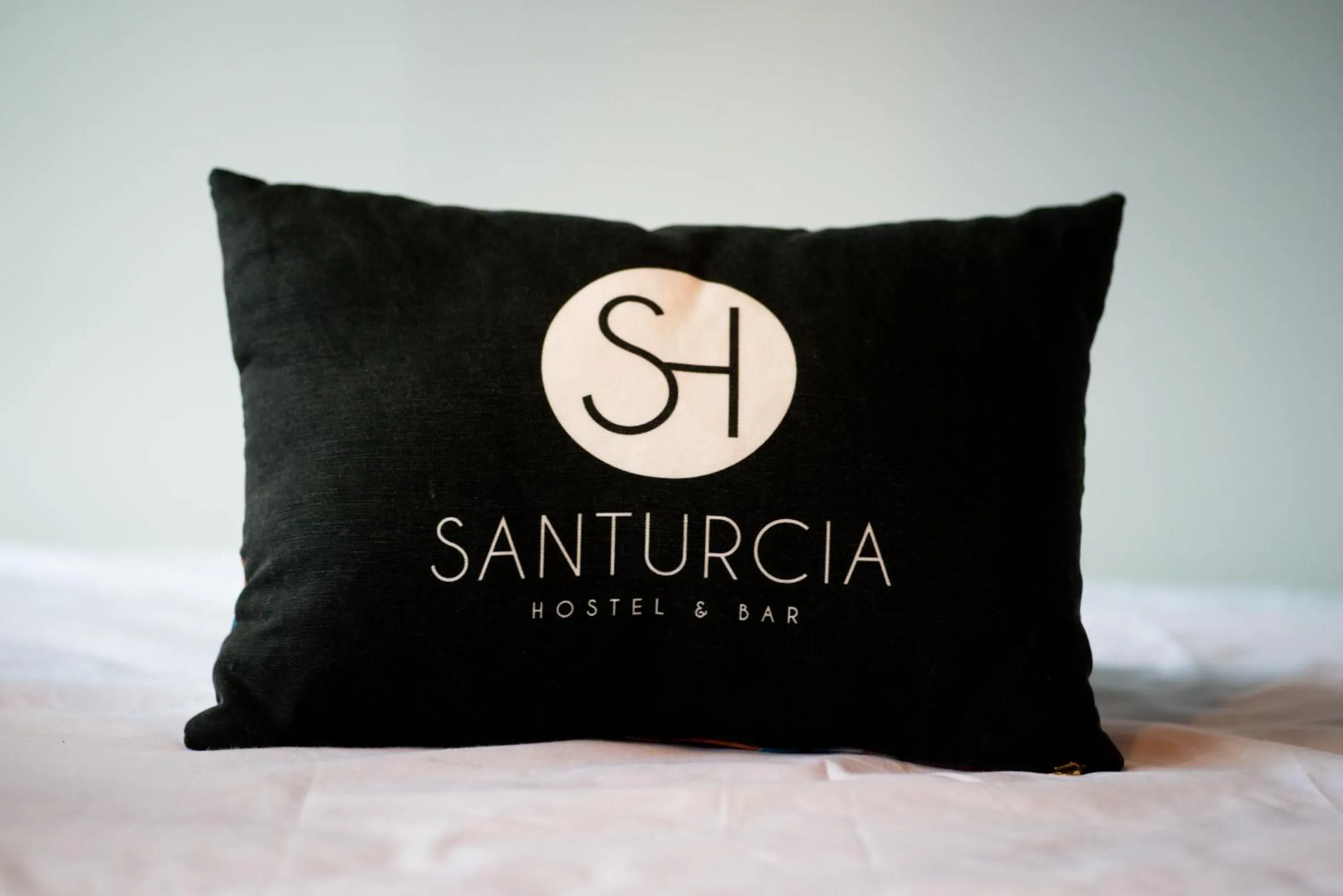 Decorative detail in Santurcia Hostel