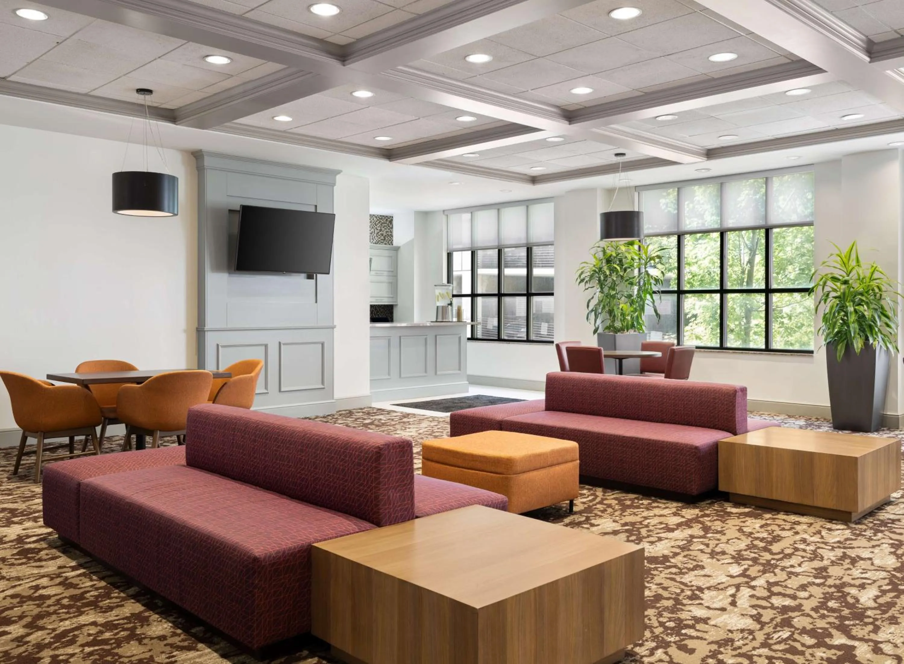 Lobby or reception in Hilton Garden Inn Bloomington