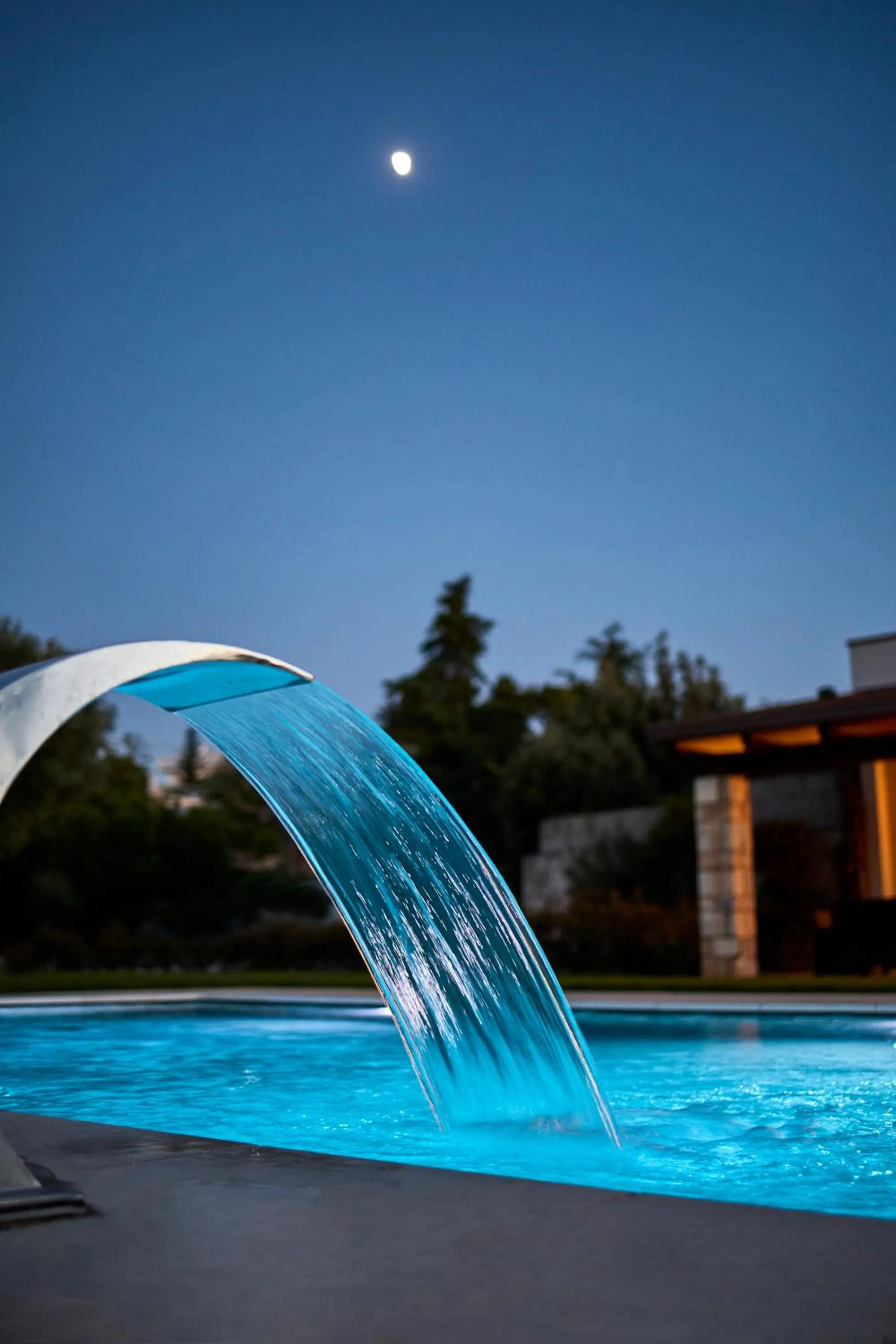 Pool view in B&B Le Bianche