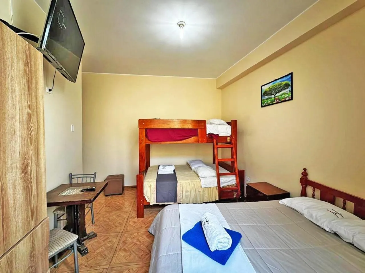 Bed in hotel el parral suite