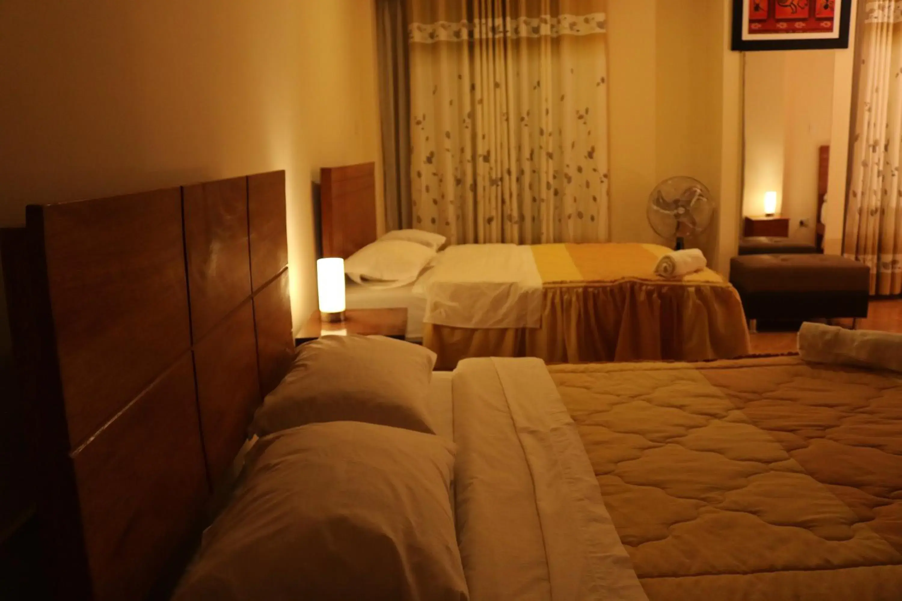 Double Room with Two Double Beds in hotel el parral suite Double Room with Two Double Beds in hotel el parral suite