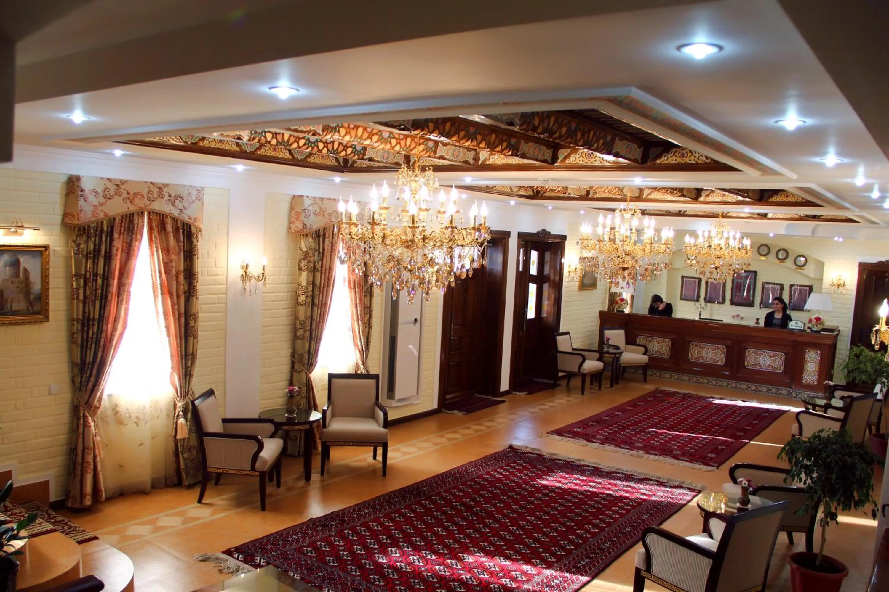 Lobby or reception, Bed in Hotel Grand Samarkand Superior - A