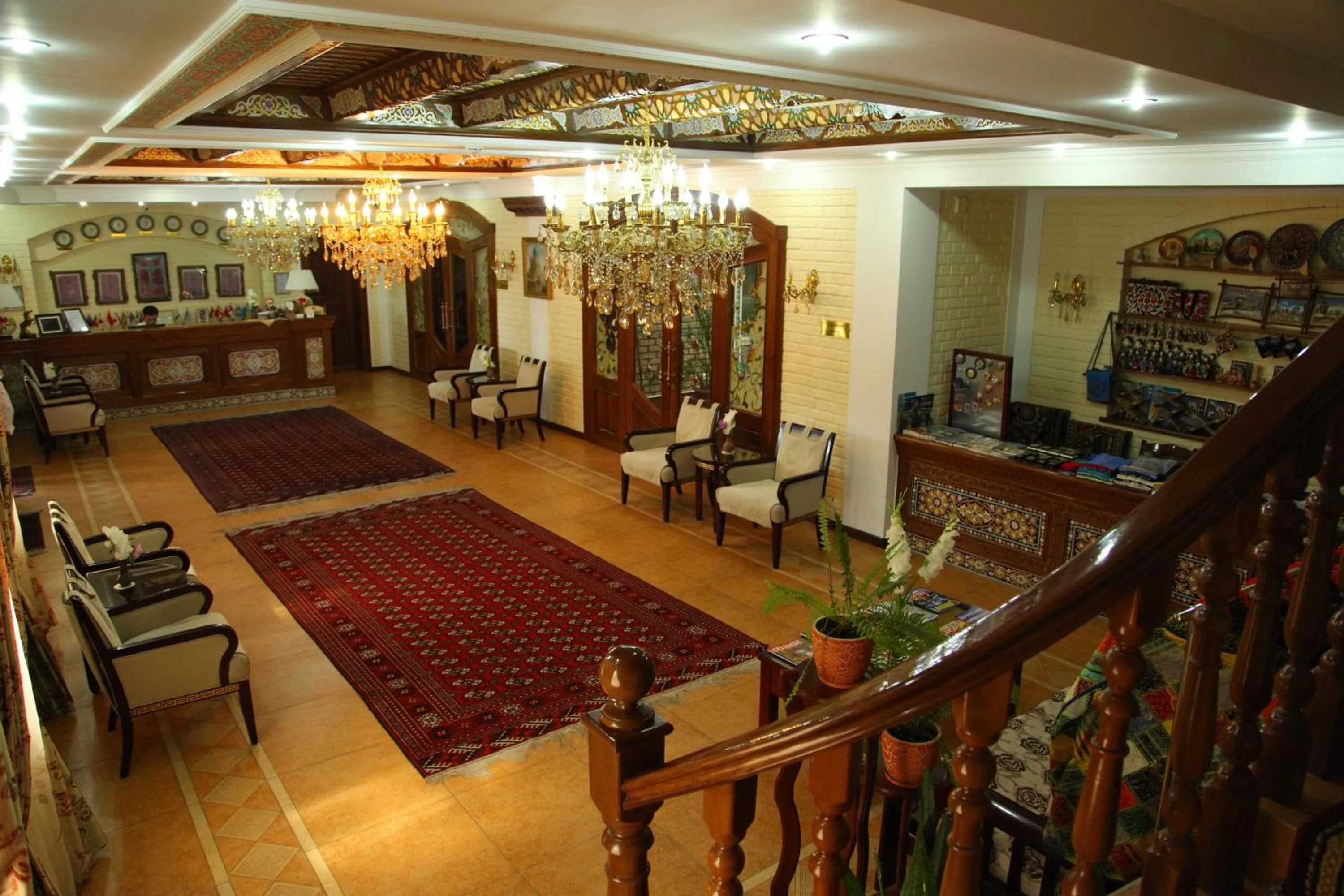 Lobby or reception in Hotel Grand Samarkand Superior - A