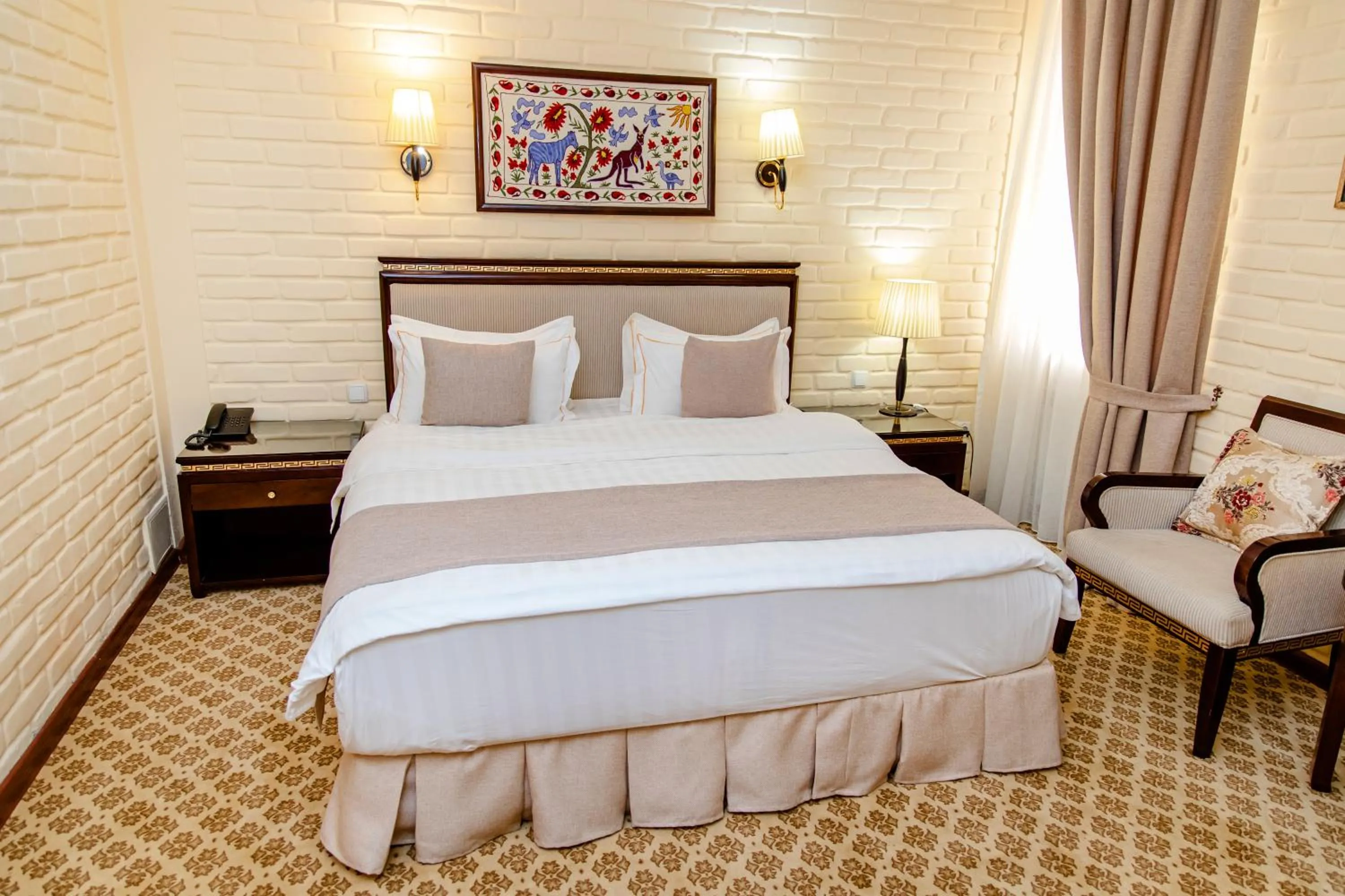 Bed in Hotel Grand Samarkand Superior - A