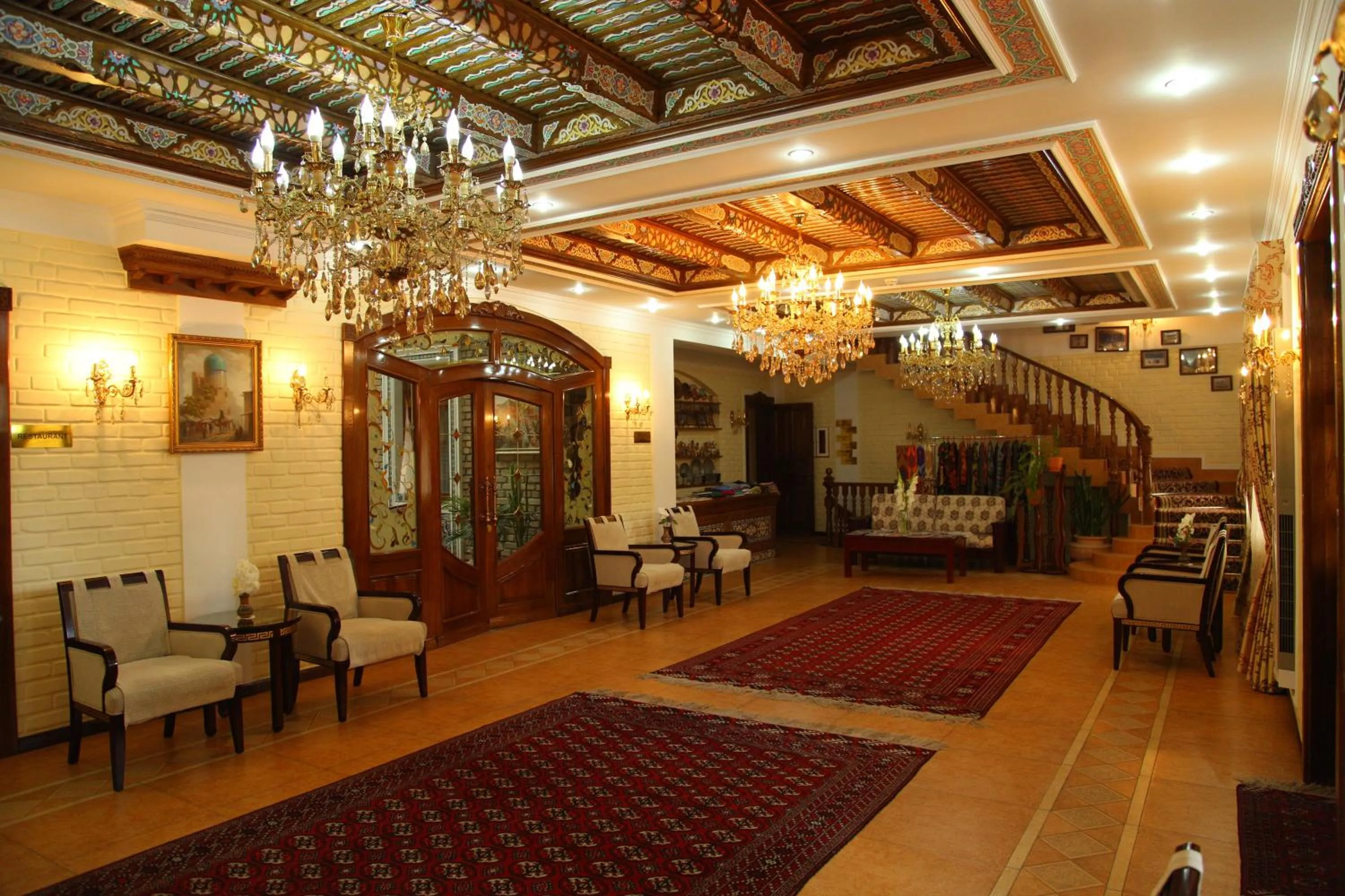 Decorative detail in Hotel Grand Samarkand Superior - A