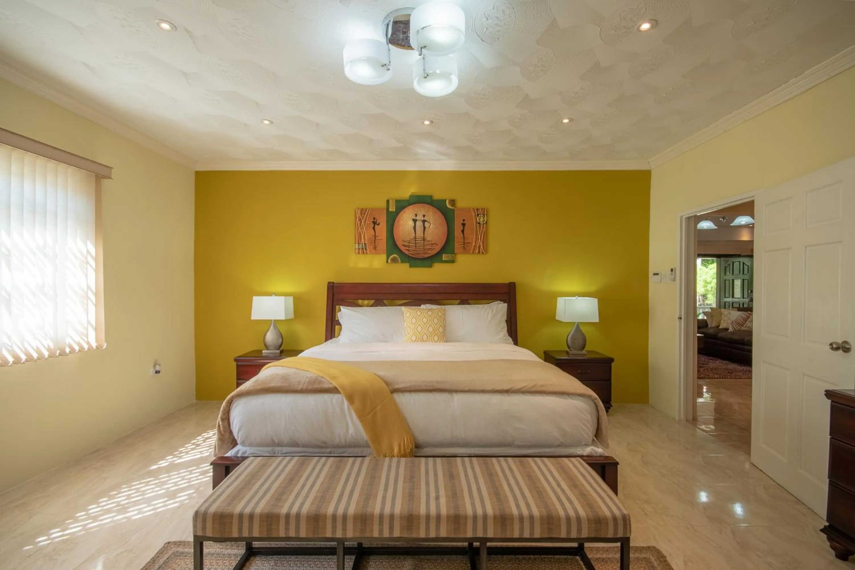 Bedroom, Bed in Tropical Escape Villa
