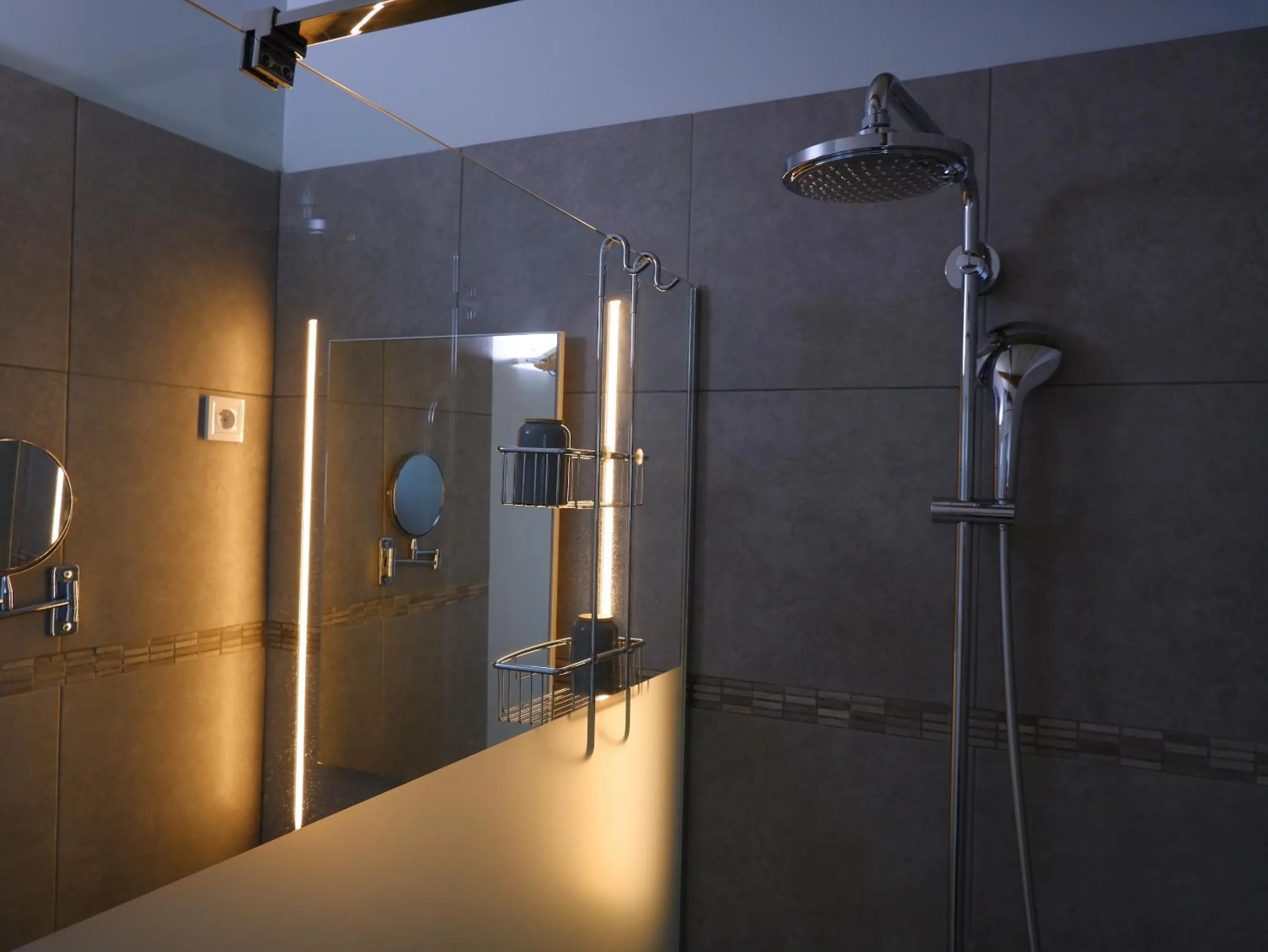 Shower in THE BAHI VILLA - Adults Only B&B