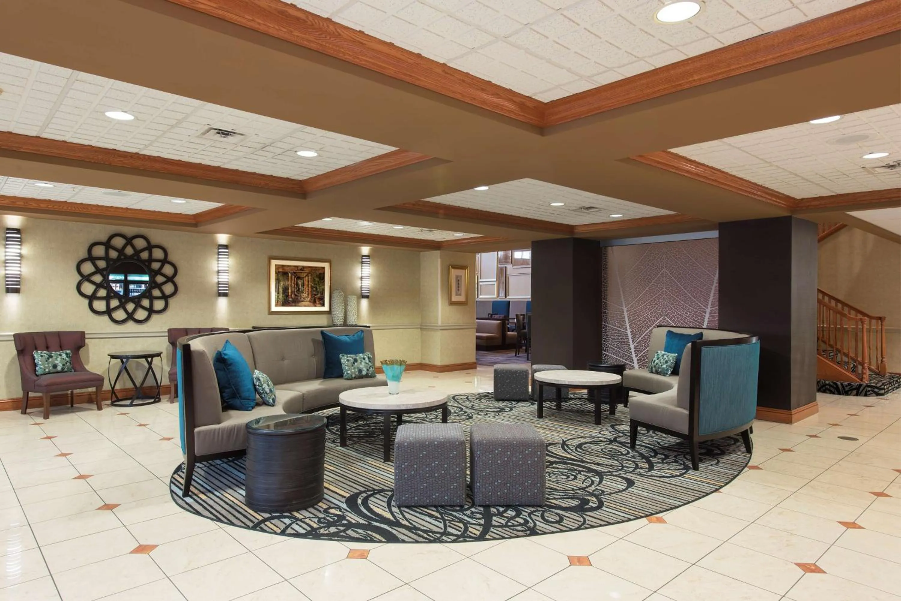 Lobby or reception in Homewood Suites Columbus - Airport