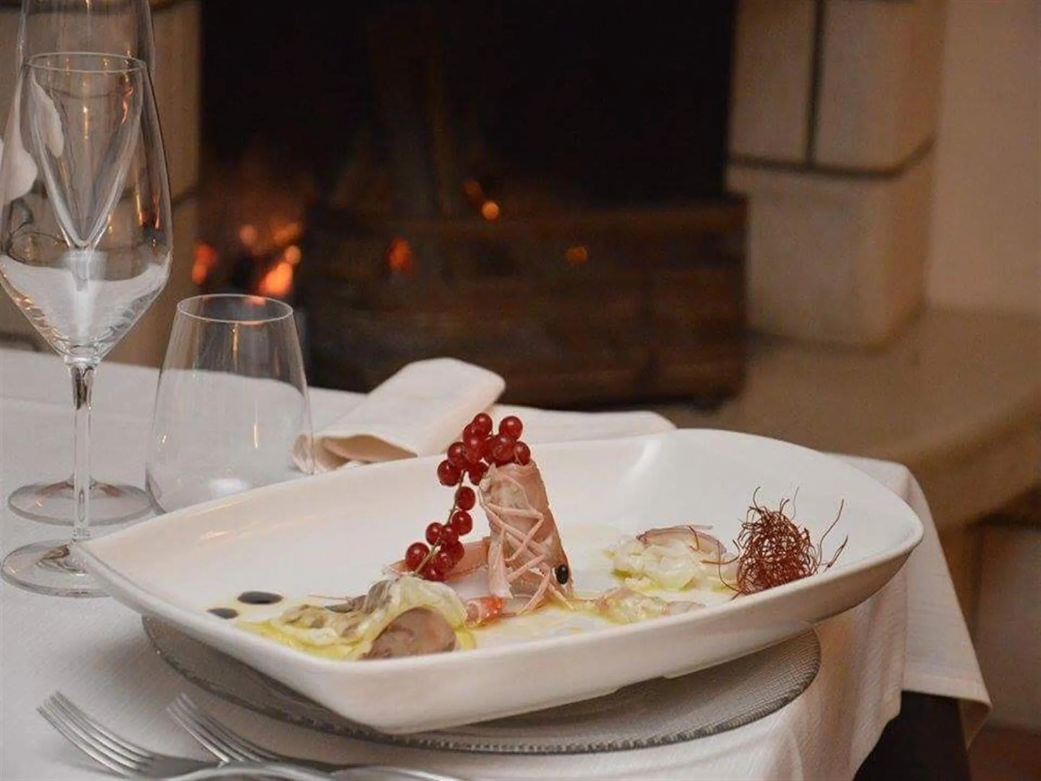 Food close-up in Queen Hotel