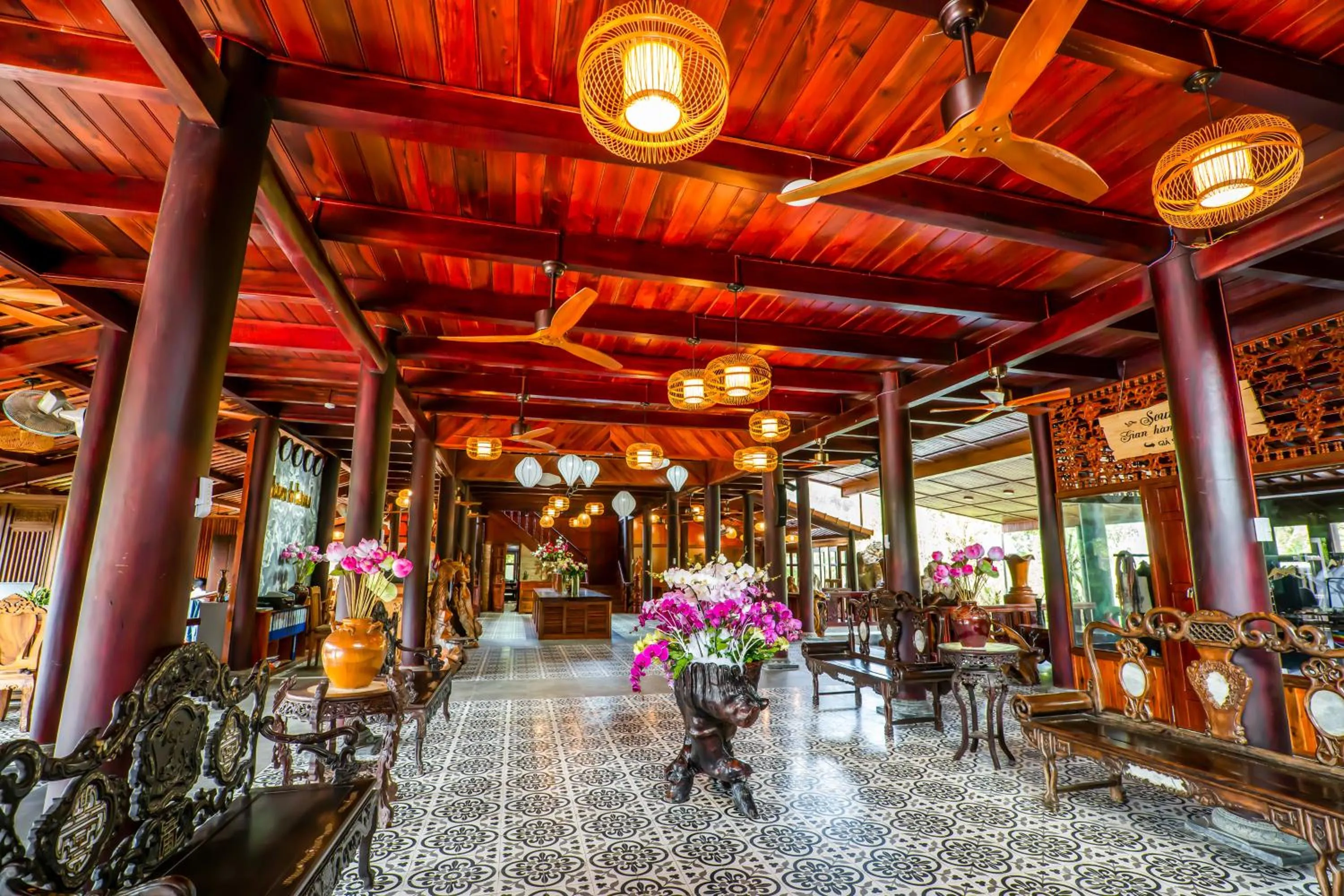 Lobby or reception in Maison Du VietNam Resort & Spa