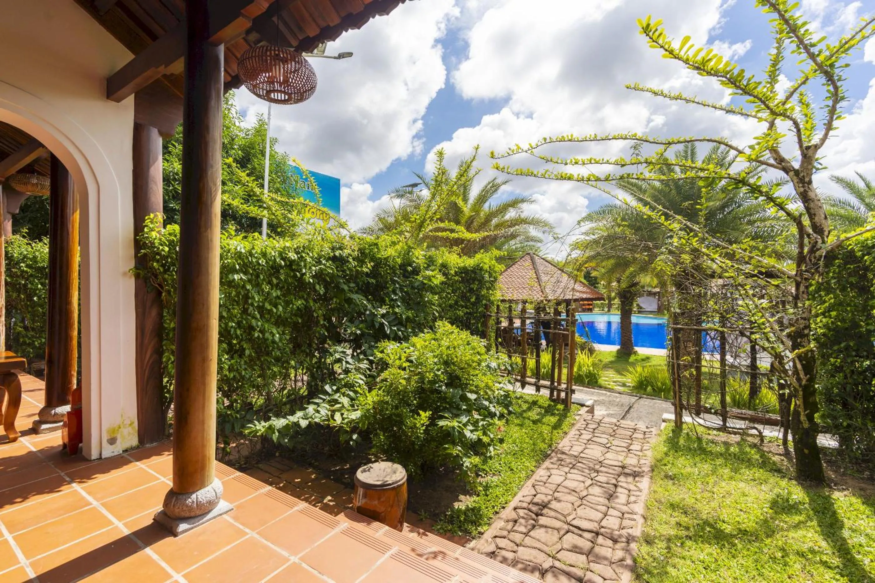 Balcony/Terrace in Maison Du VietNam Resort & Spa