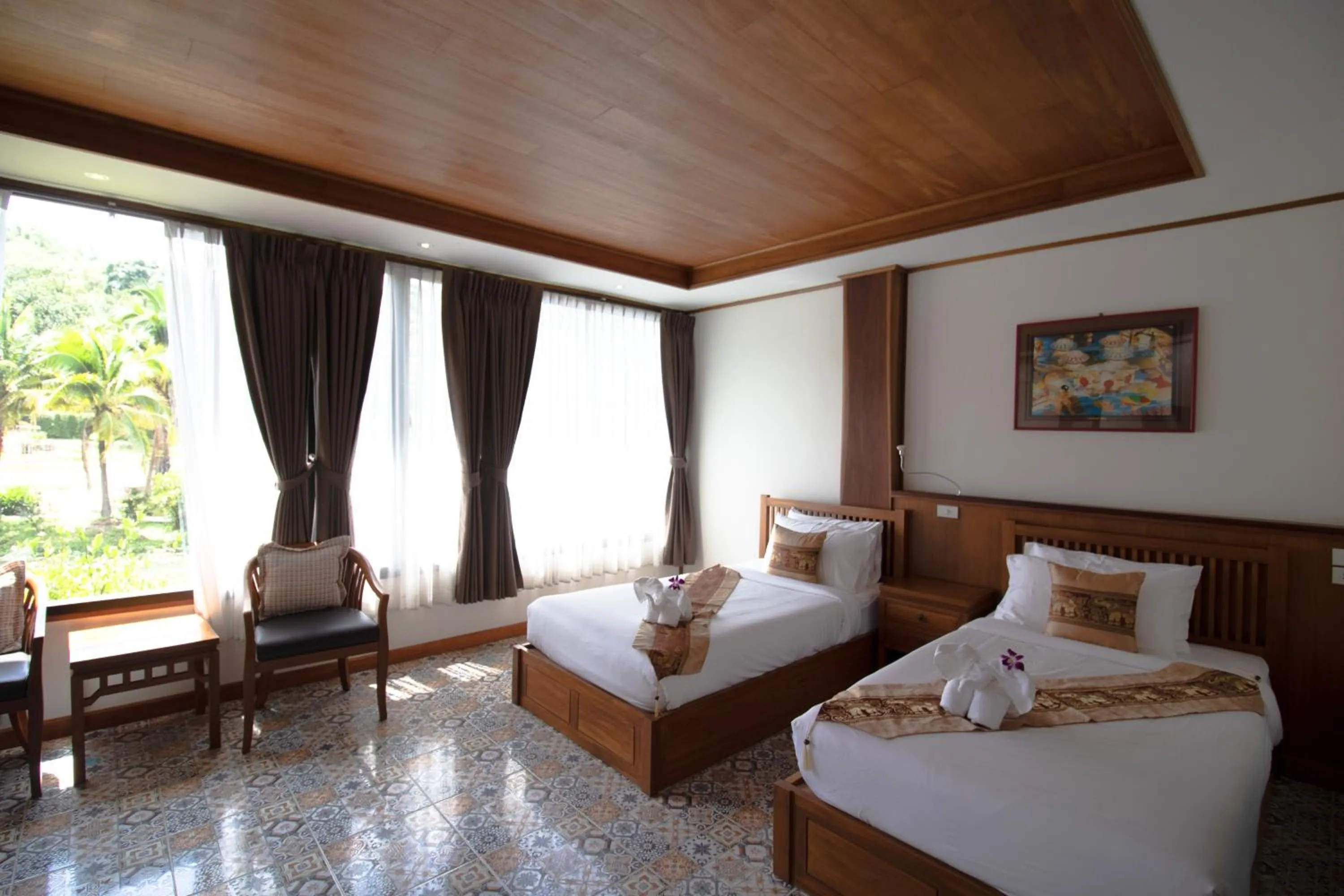 Bedroom in Royal Train Garden Resort