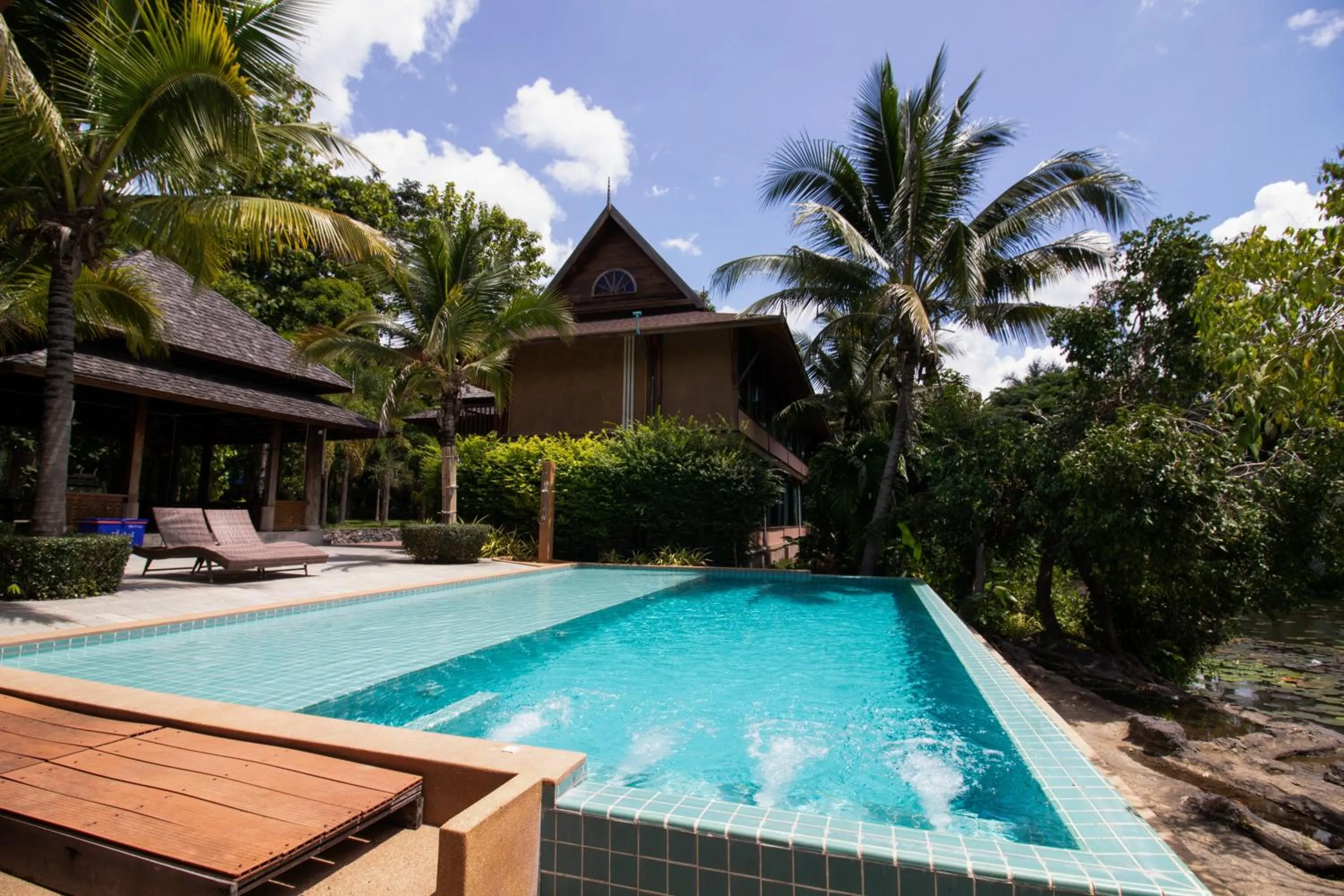 Property building in Royal Train Garden Resort