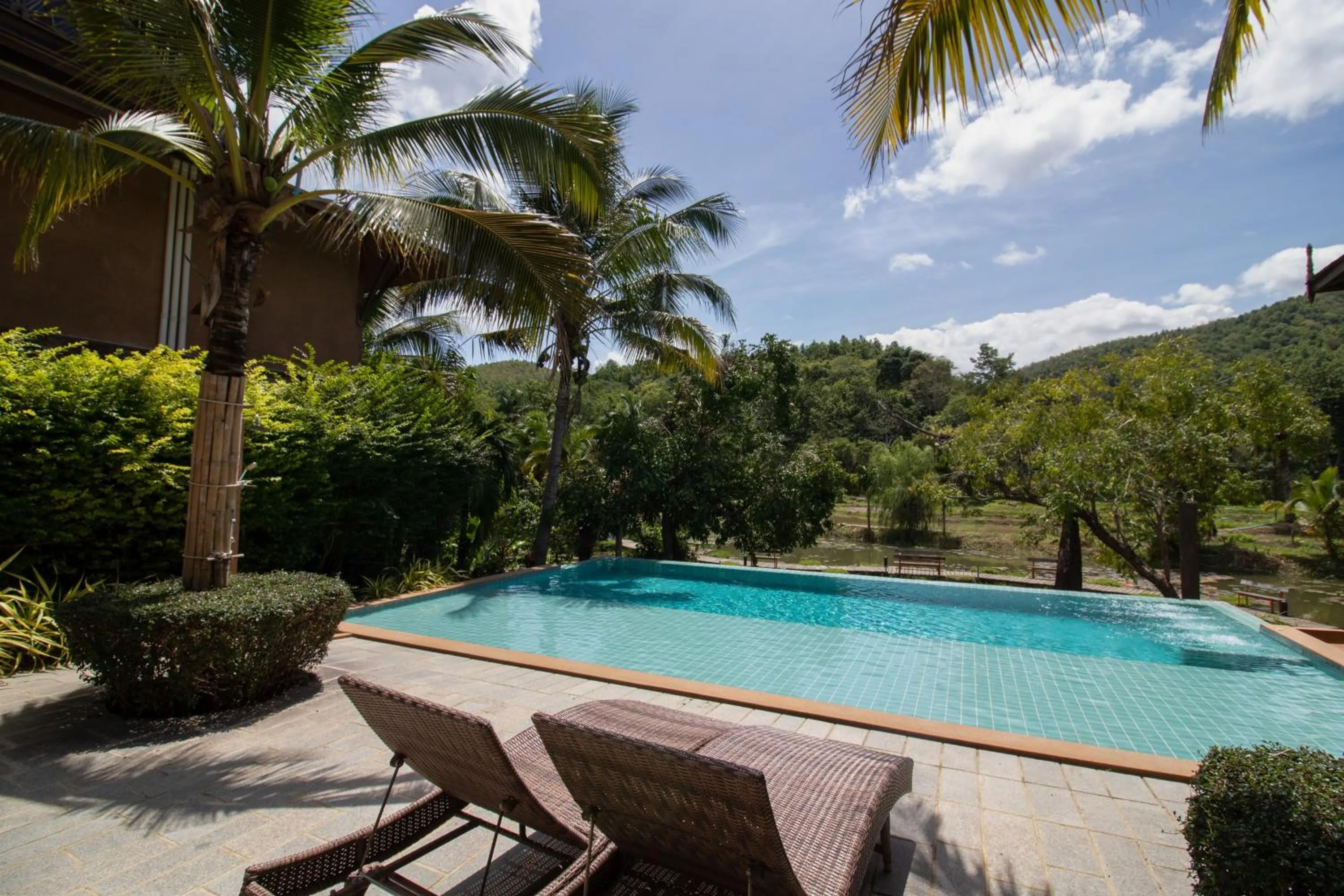 Property building in Royal Train Garden Resort