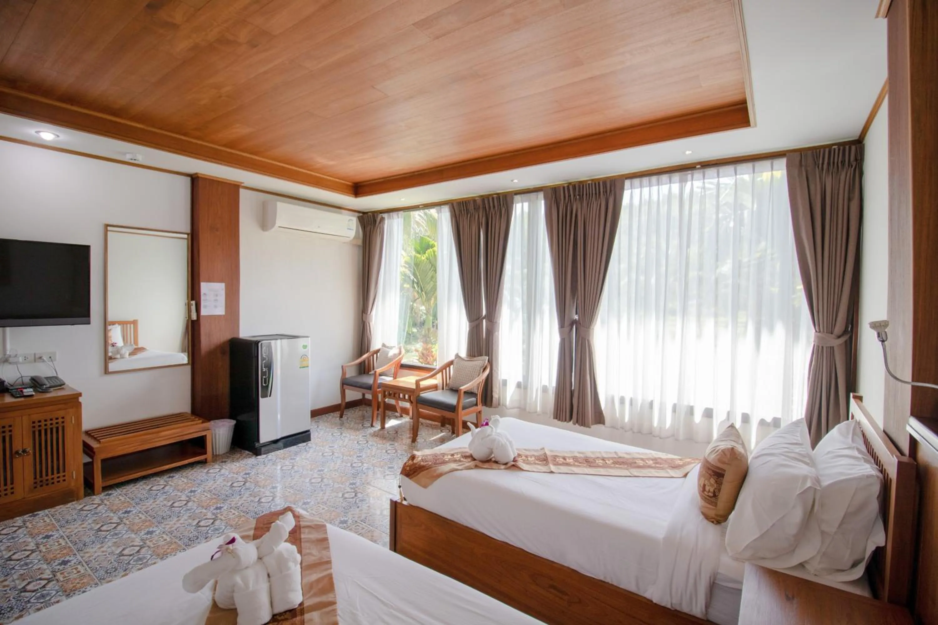 Bedroom in Royal Train Garden Resort