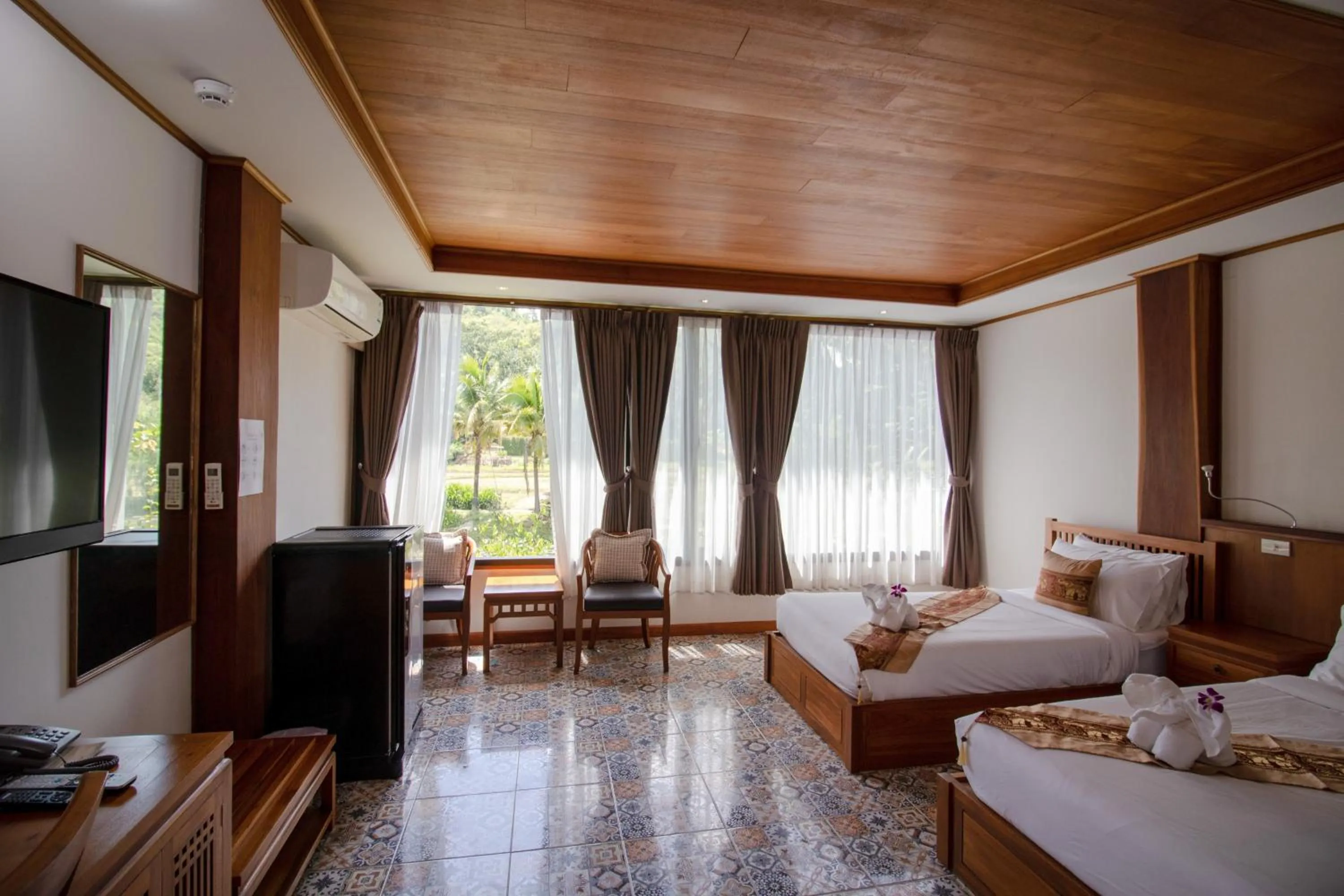 Bedroom in Royal Train Garden Resort