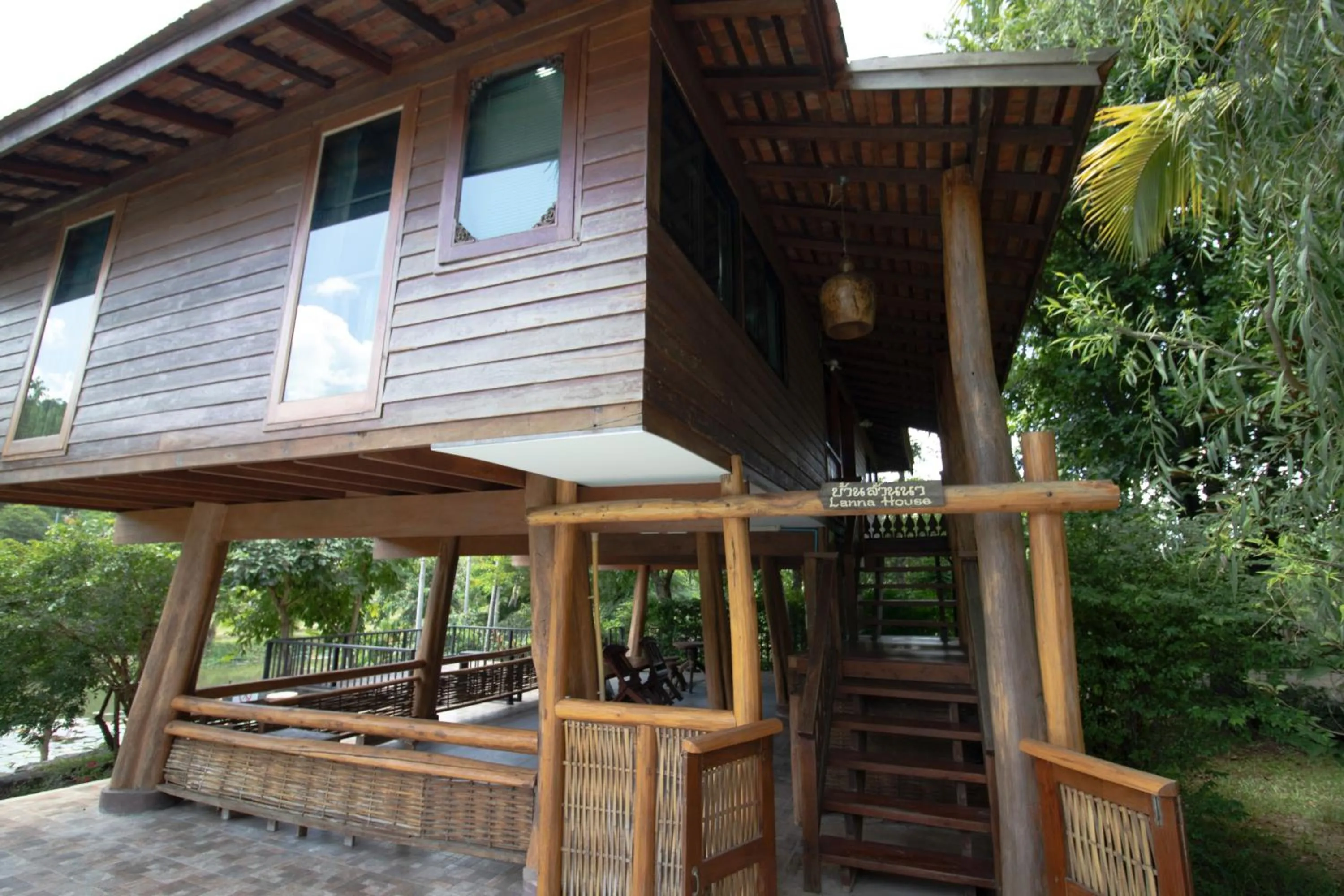 Property building in Royal Train Garden Resort