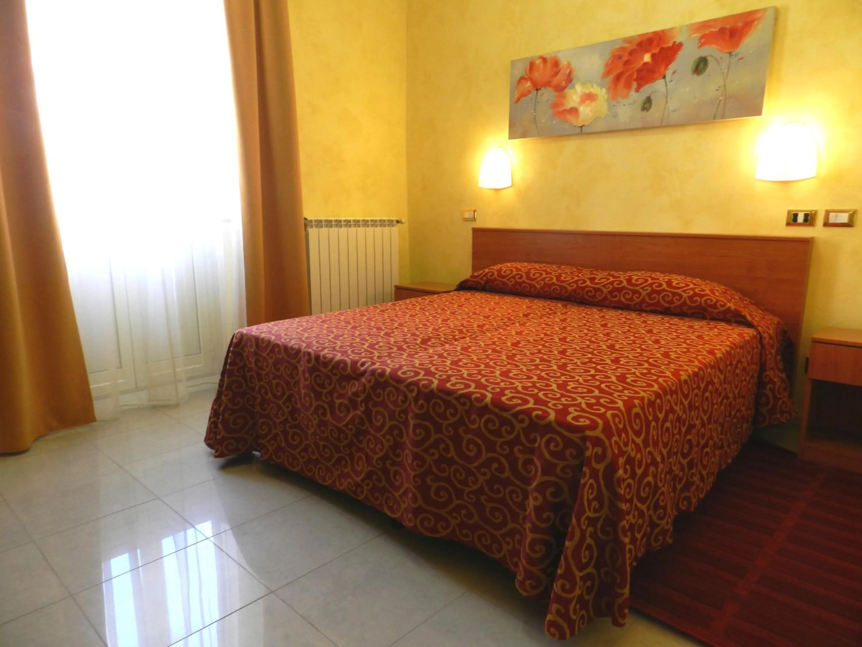 Bed in Hotel Air Palace Lingotto