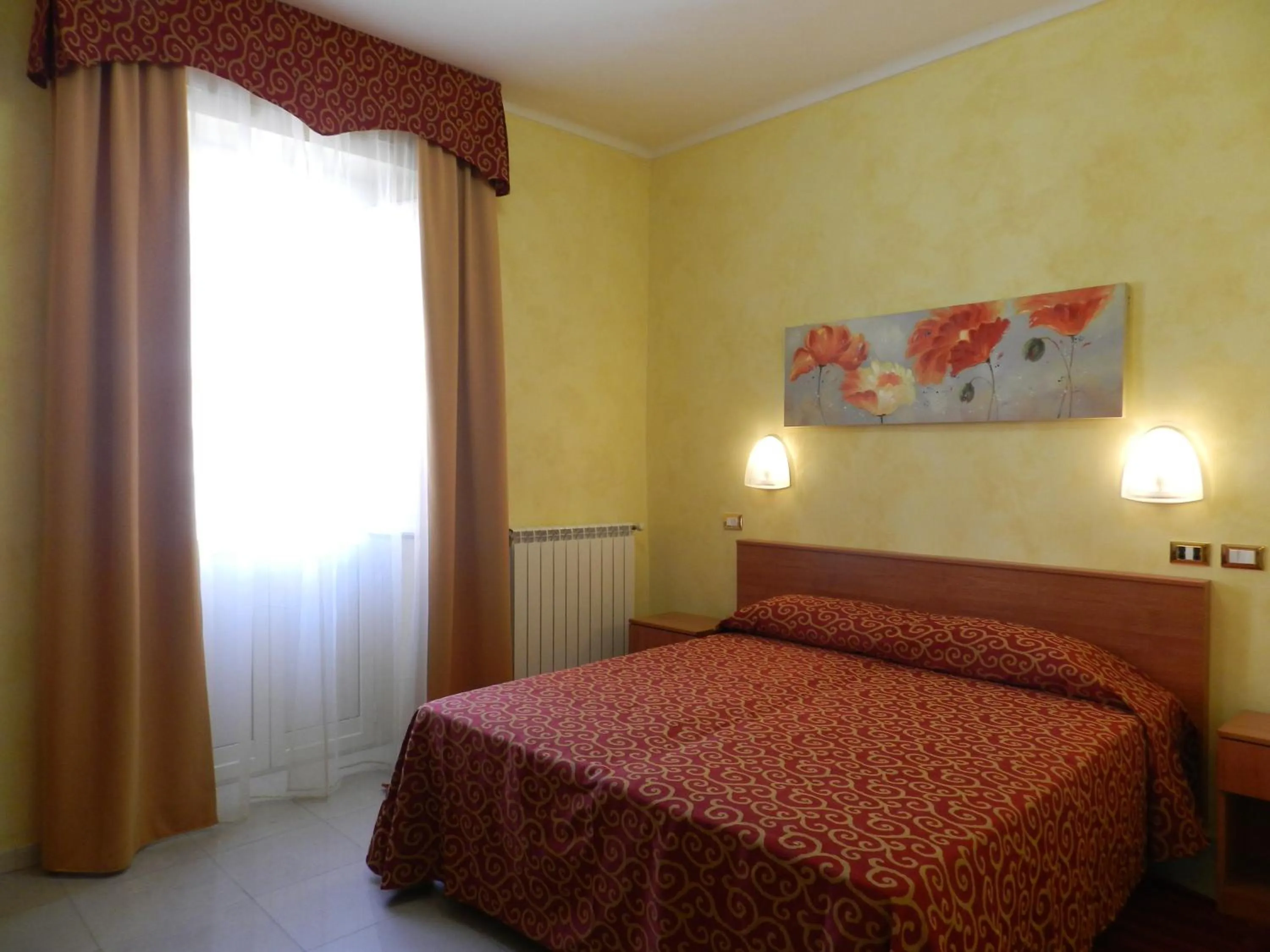 Bed in Hotel Air Palace Lingotto