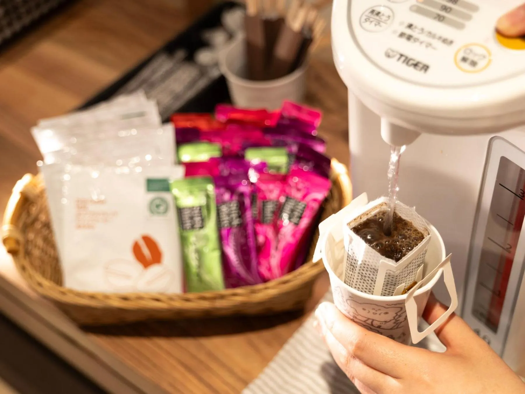 Drinks in Super Hotel Tozai line Ichikawa Myoden Ekimae