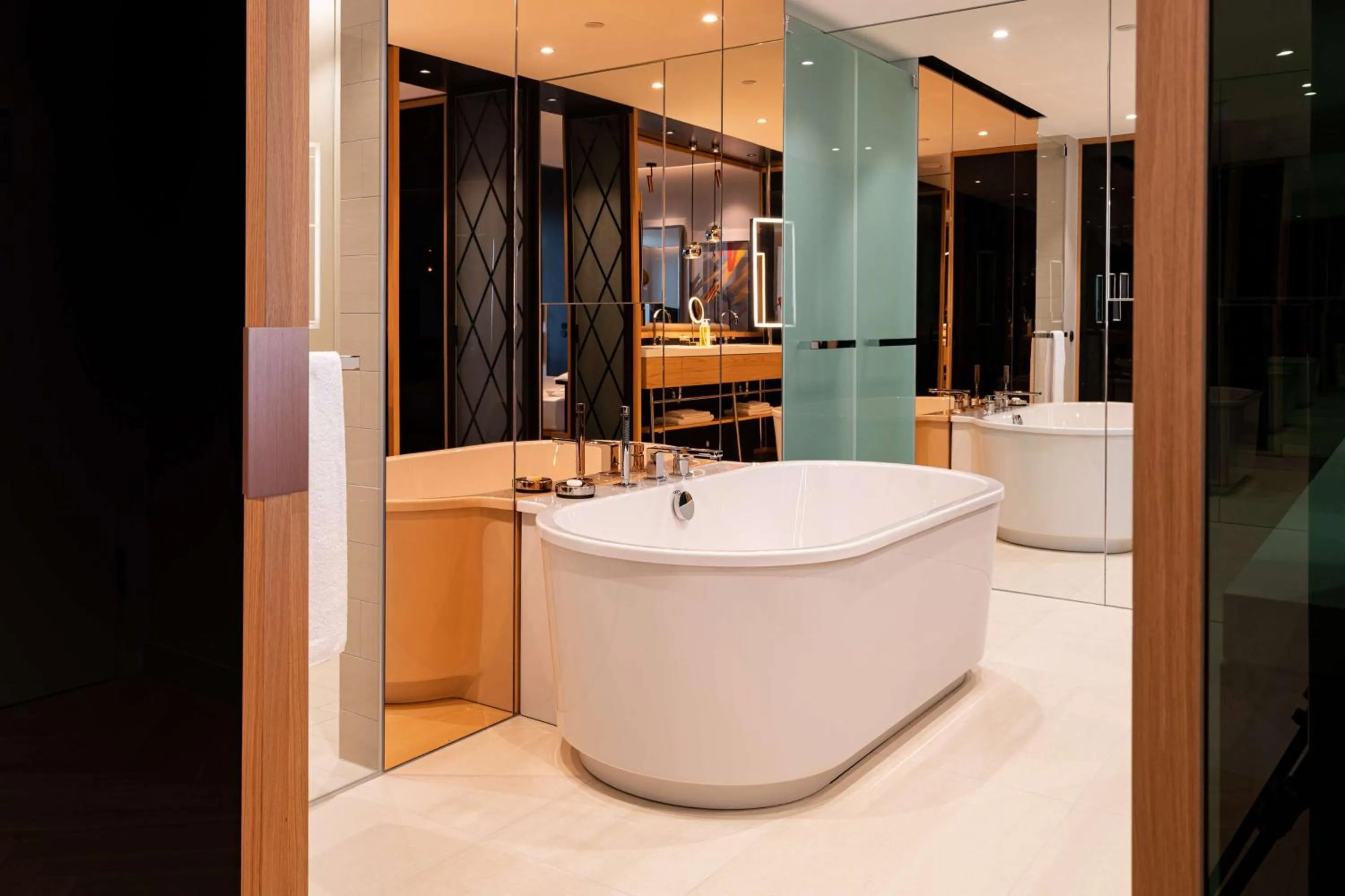 Bathroom in Andaz Munich Schwabinger Tor, By Hyatt