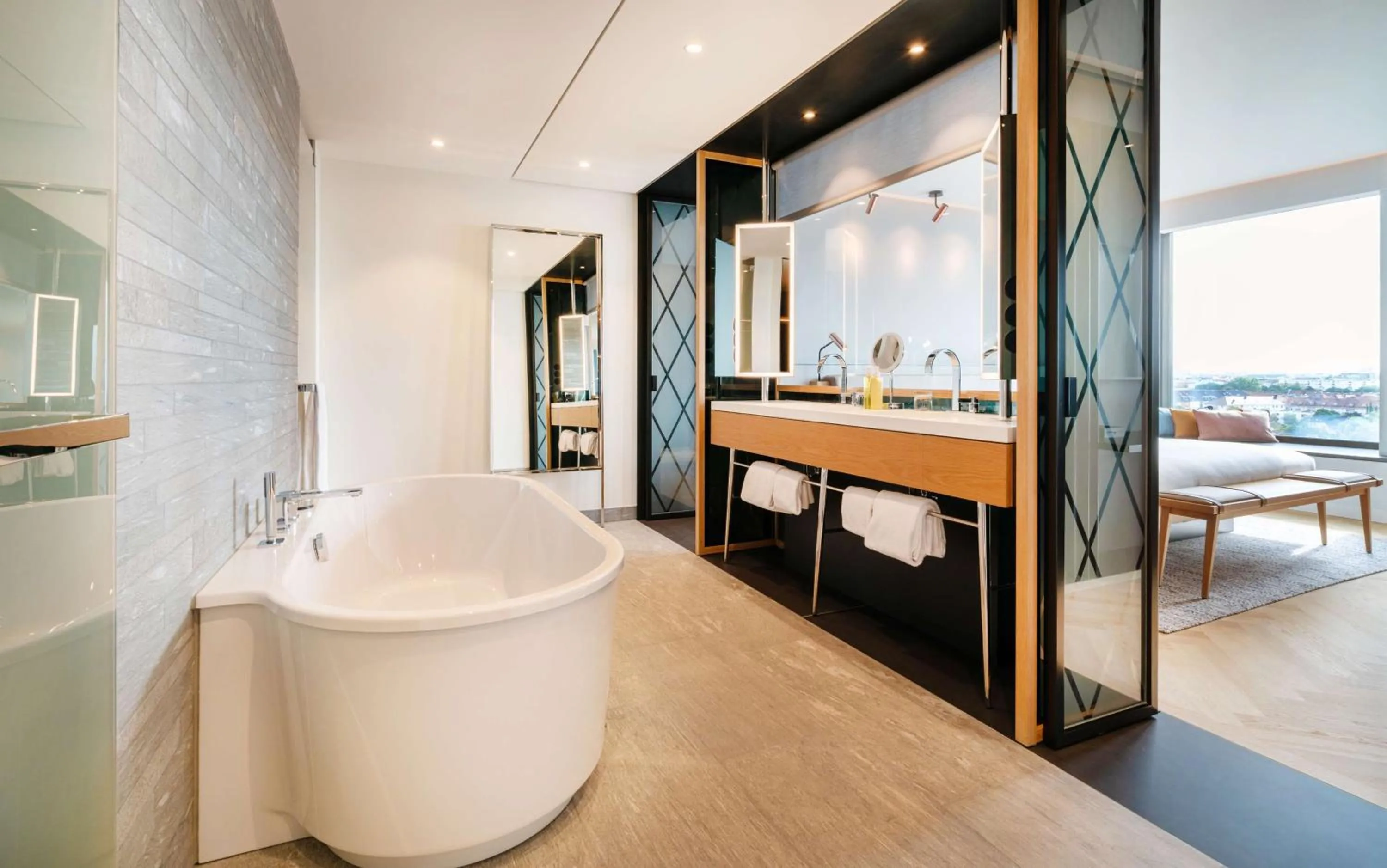 Bathroom in Andaz Munich Schwabinger Tor, By Hyatt