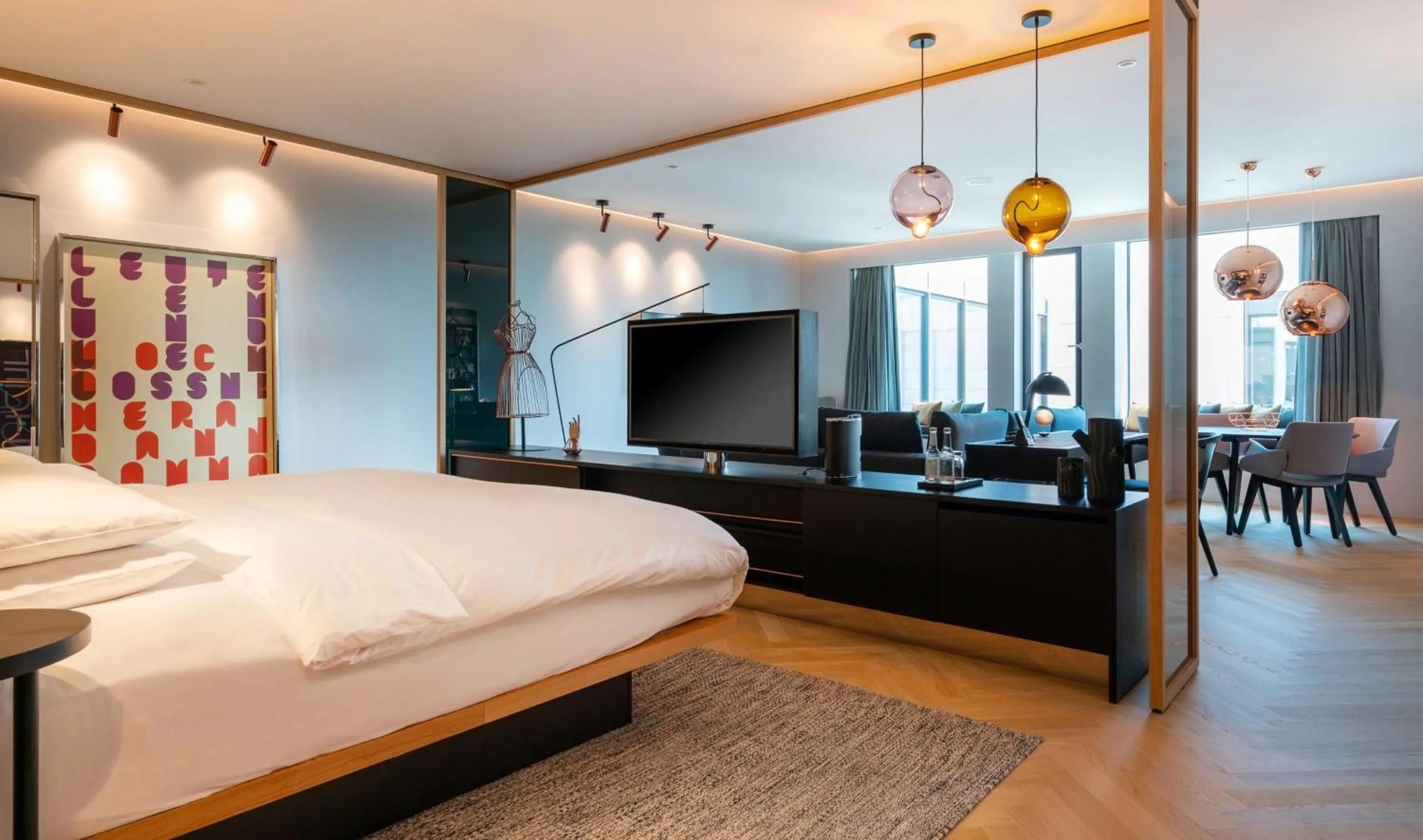 Photo of the whole room, Bed in Andaz Munich Schwabinger Tor, By Hyatt