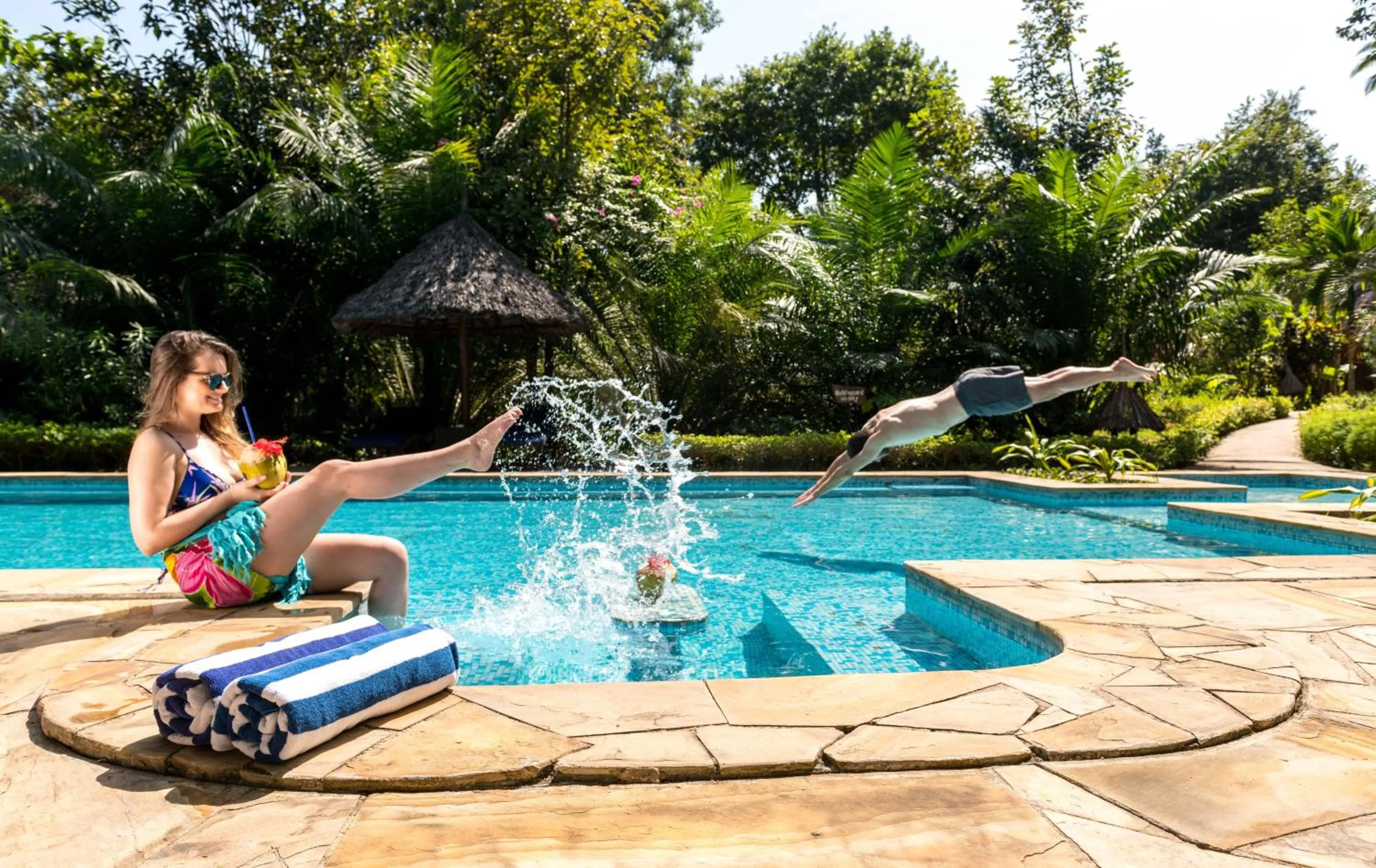 People in Zanzi Resort Private Paradise