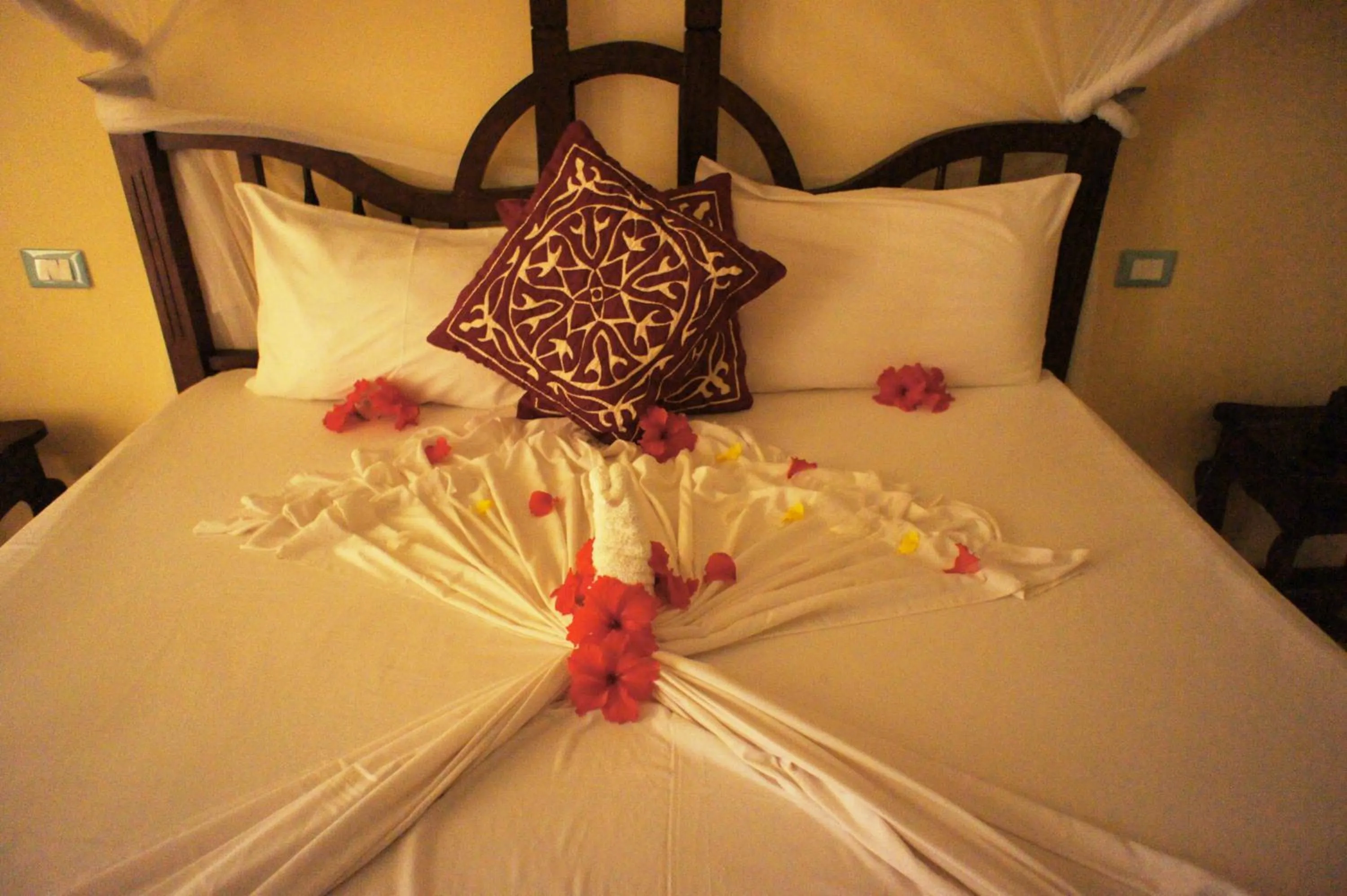 Decorative detail in Uroa Bay Beach Resort