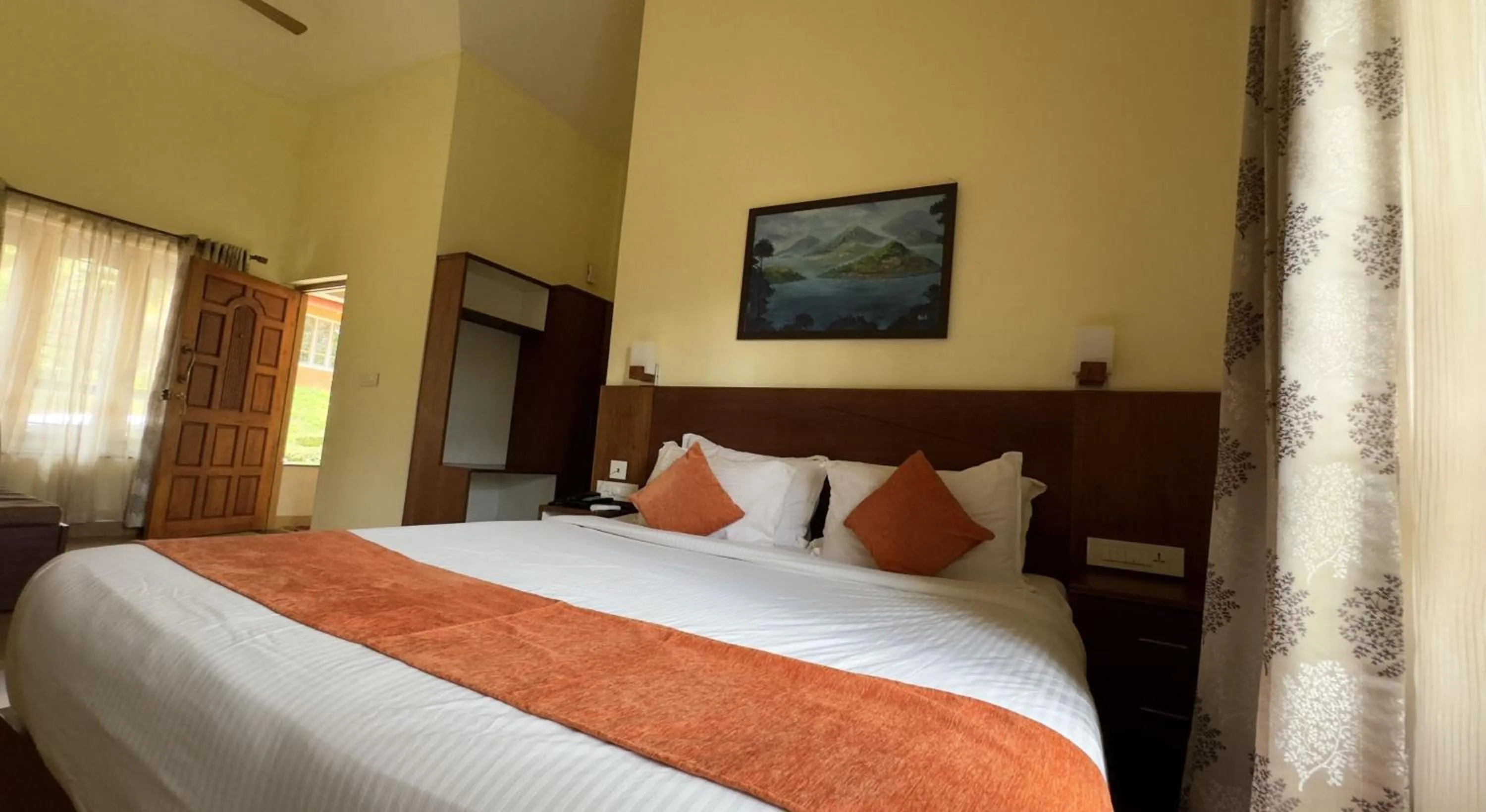 Bed in Indeevara Luxury Resort and Spa, Wayanad