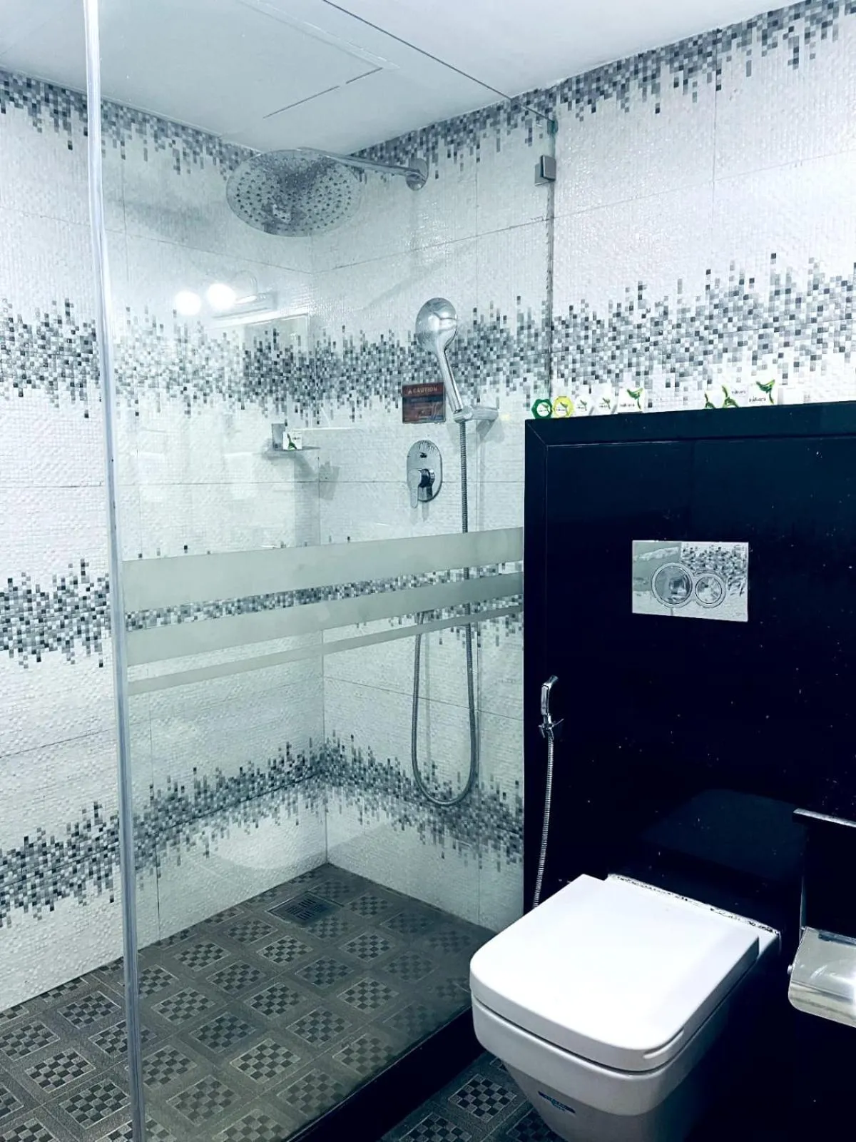 Shower in Indeevara Luxury Resort and Spa, Wayanad