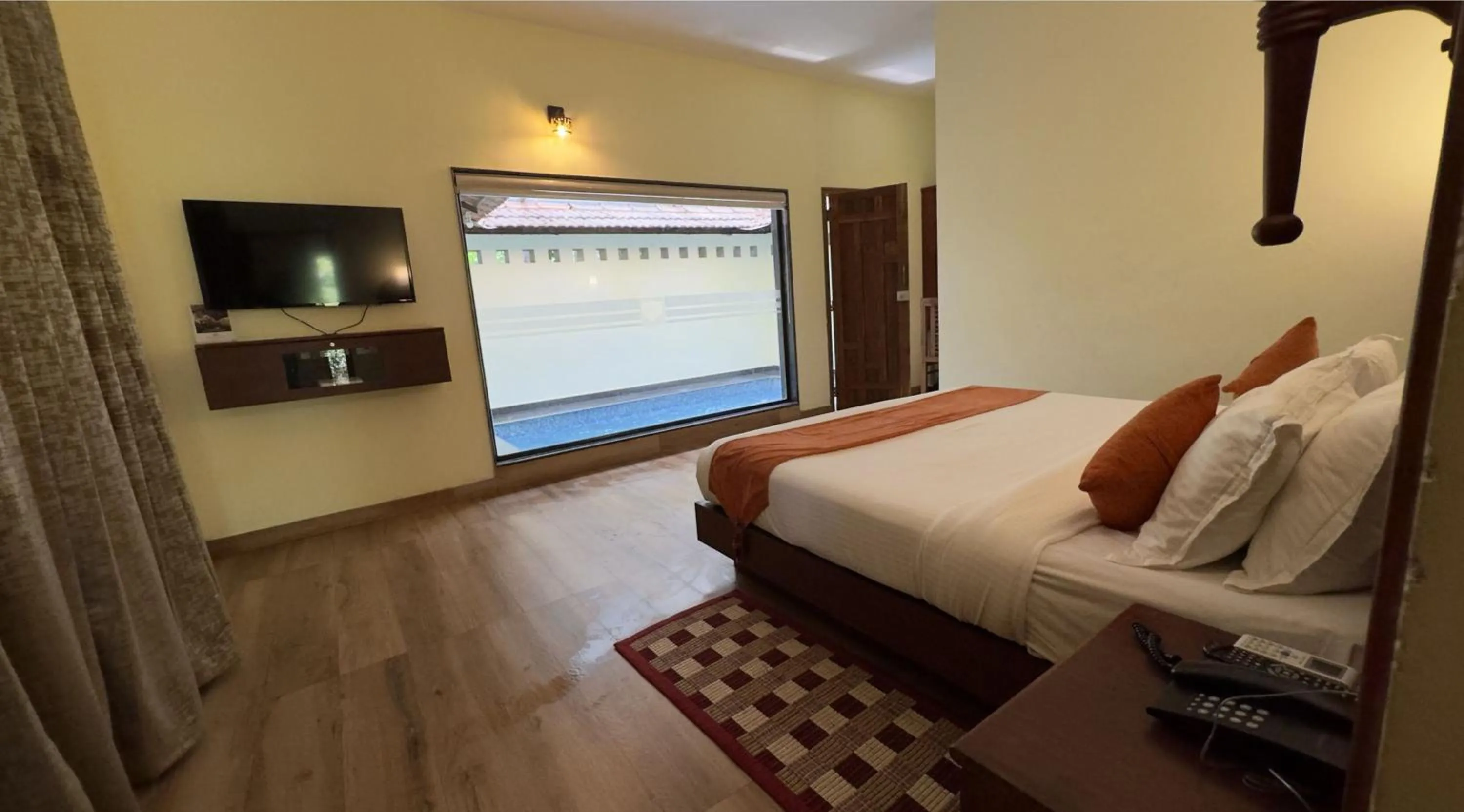 Bedroom, Bed in Indeevara Luxury Resort and Spa, Wayanad