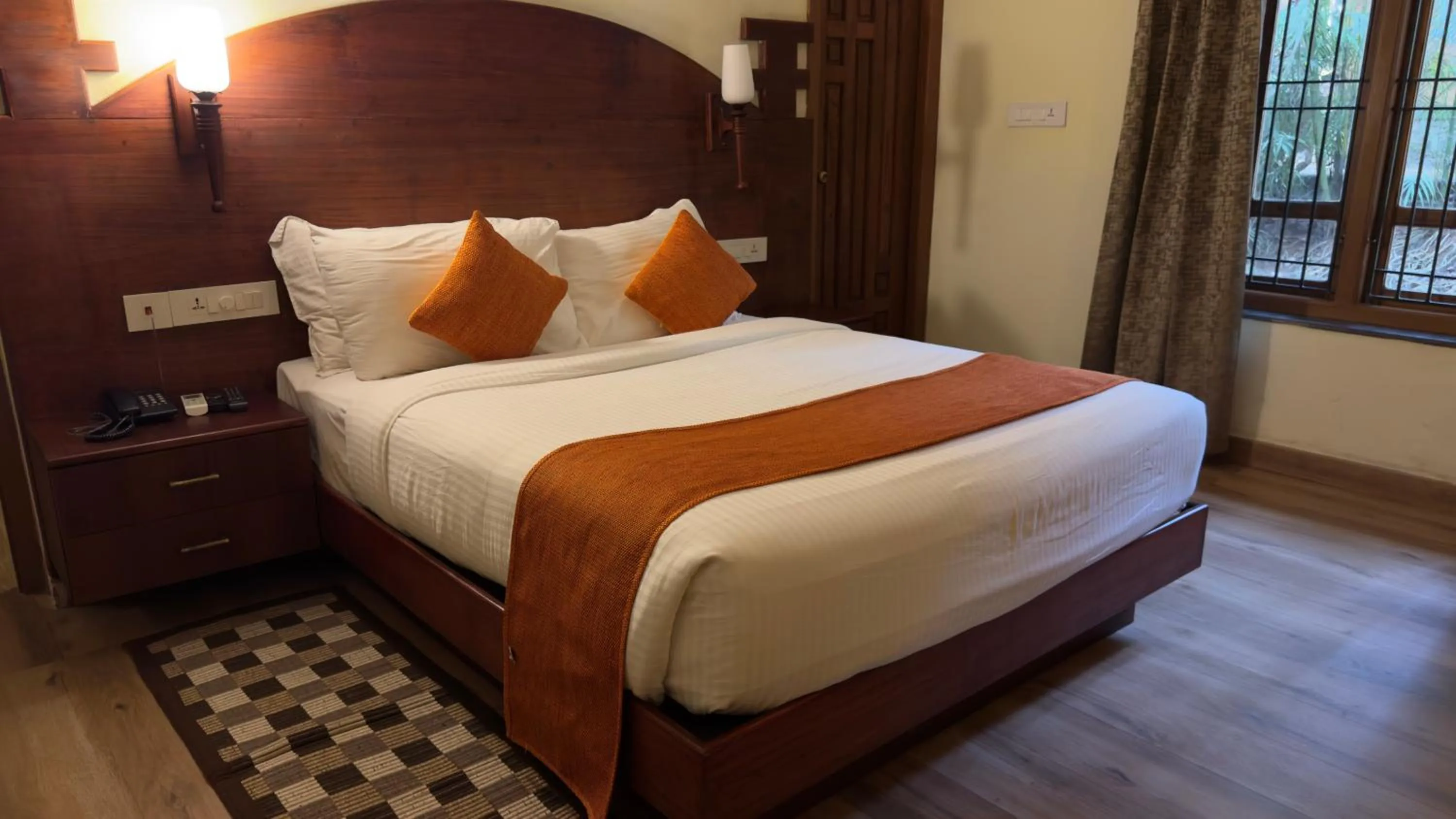 Bed in Indeevara Luxury Resort and Spa, Wayanad