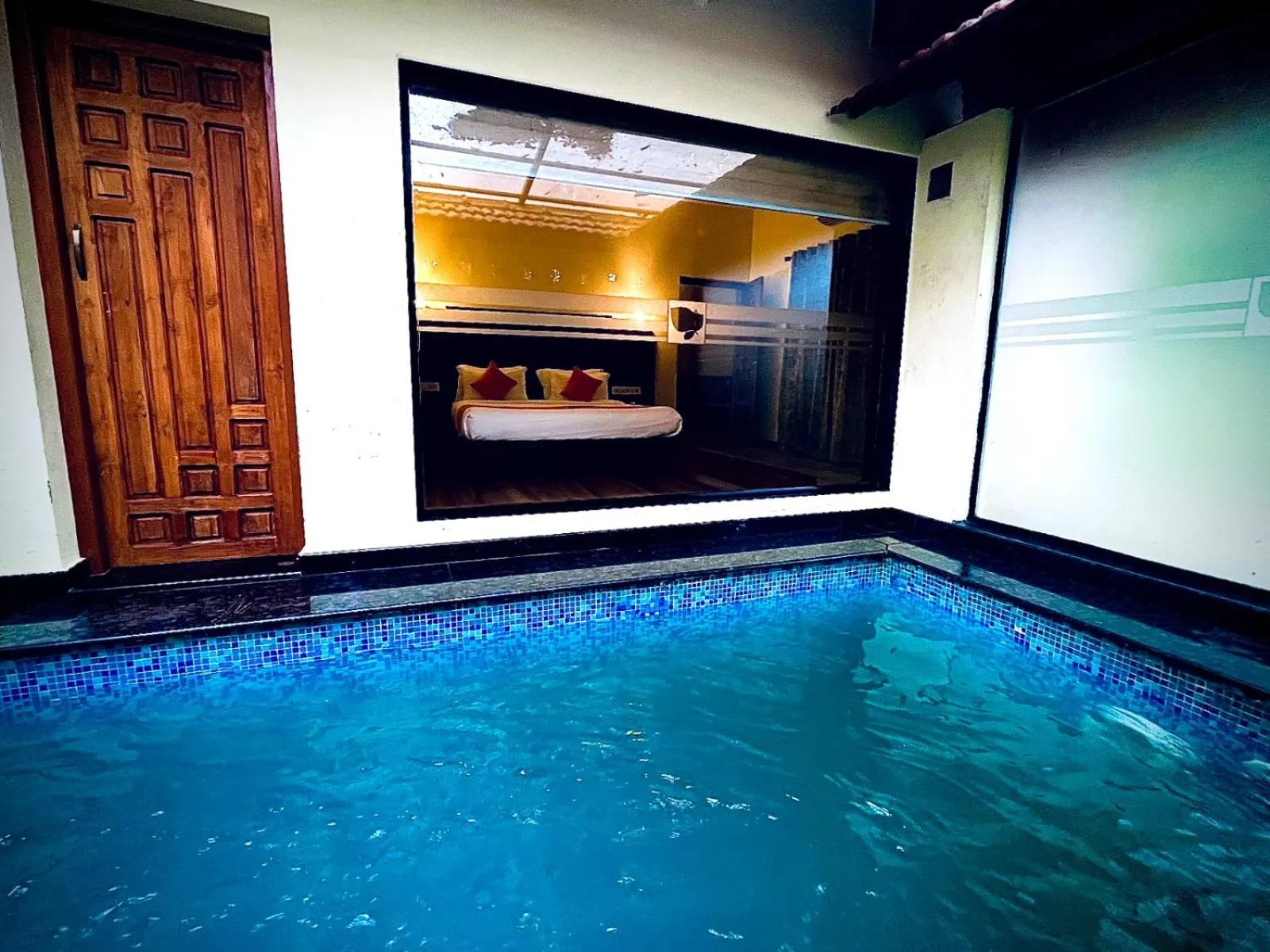 Swimming pool in Indeevara Luxury Resort and Spa, Wayanad