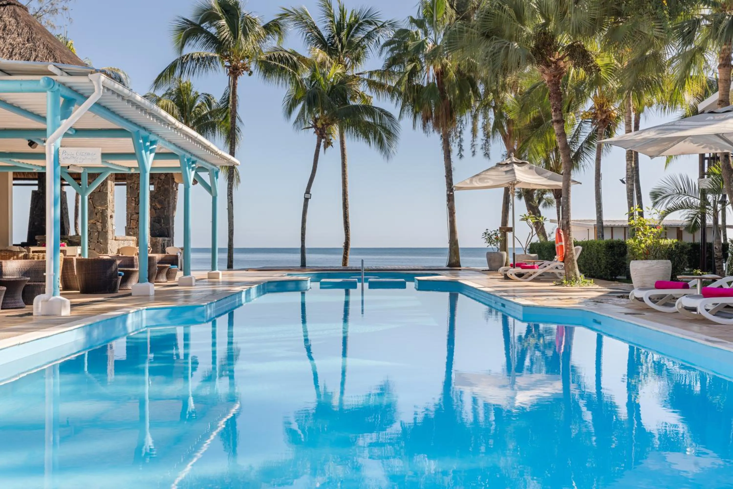 Swimming pool in Cocotiers Hotel – Mauritius