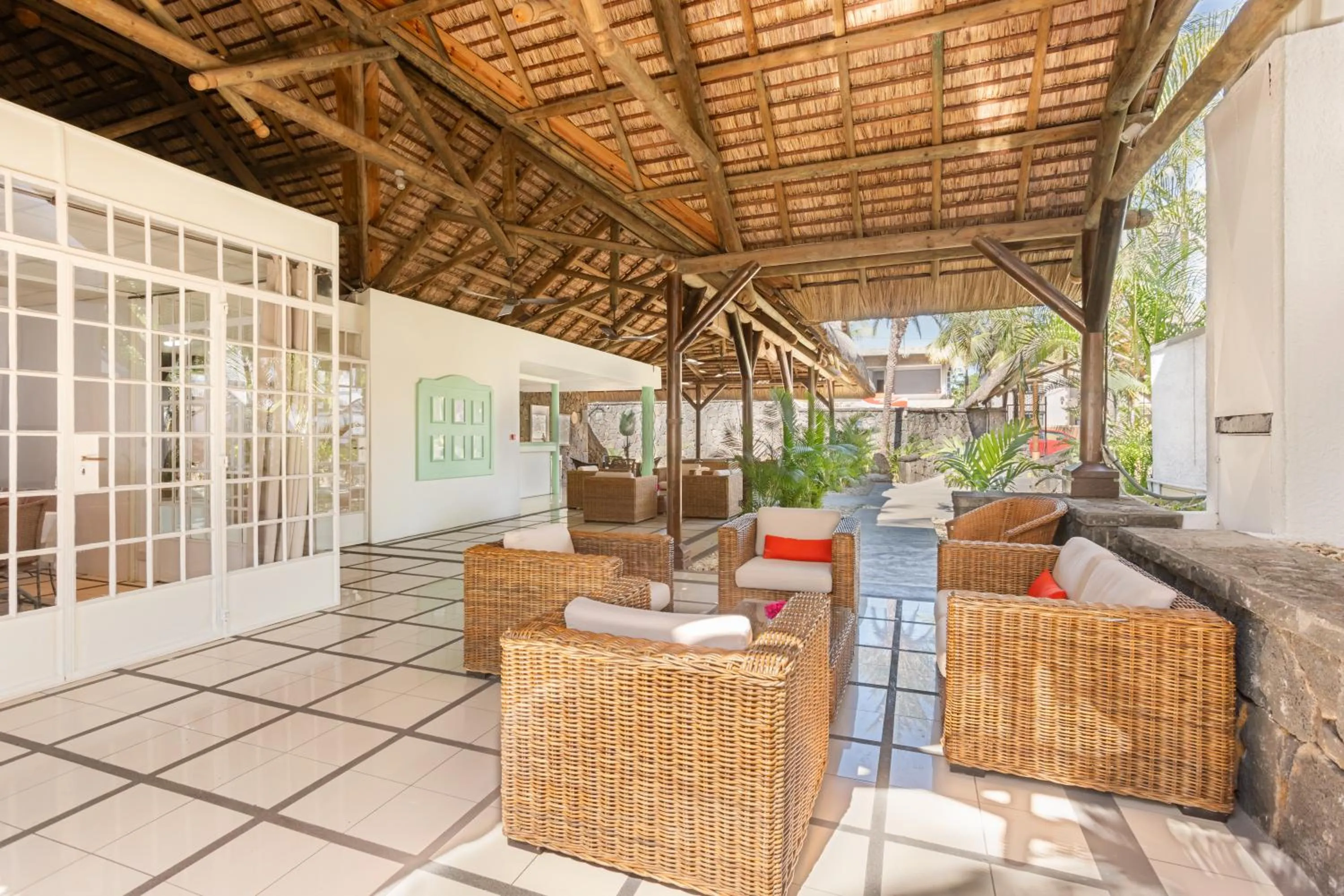 Lobby or reception in Cocotiers Hotel – Mauritius